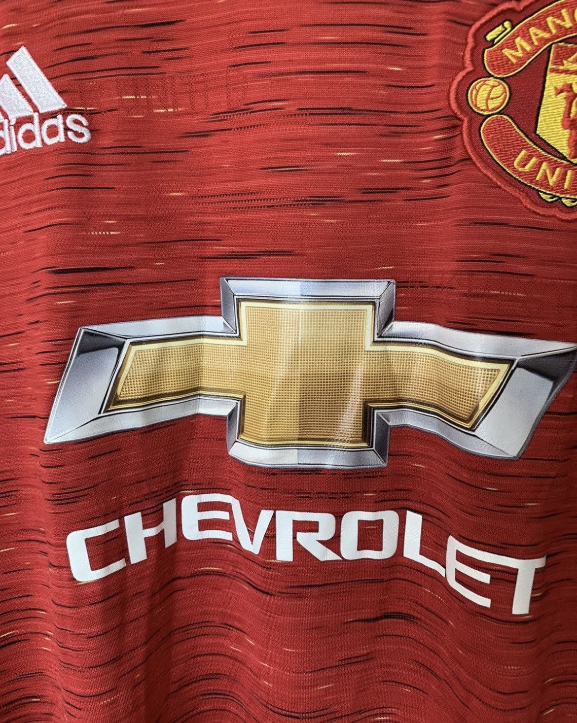 Adidas MANCHESTER UNITED ADIDAS 2020/2021 HOME KIT SOCCER JERSEY Size US L / EU 52-54 / 3 - 6 Thumbnail