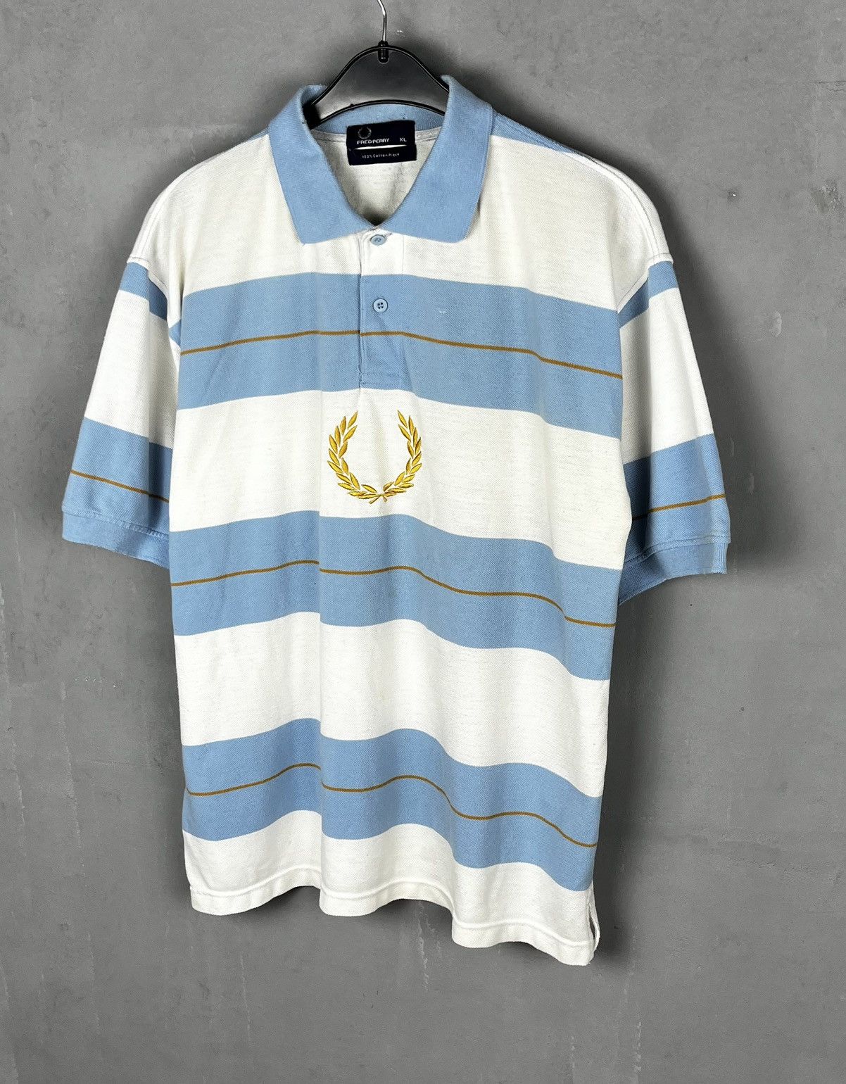Fred Perry Fred perry big logo polo shirt vintage size XL Size US XL / EU 56 / 4 - 1 Thumbnail