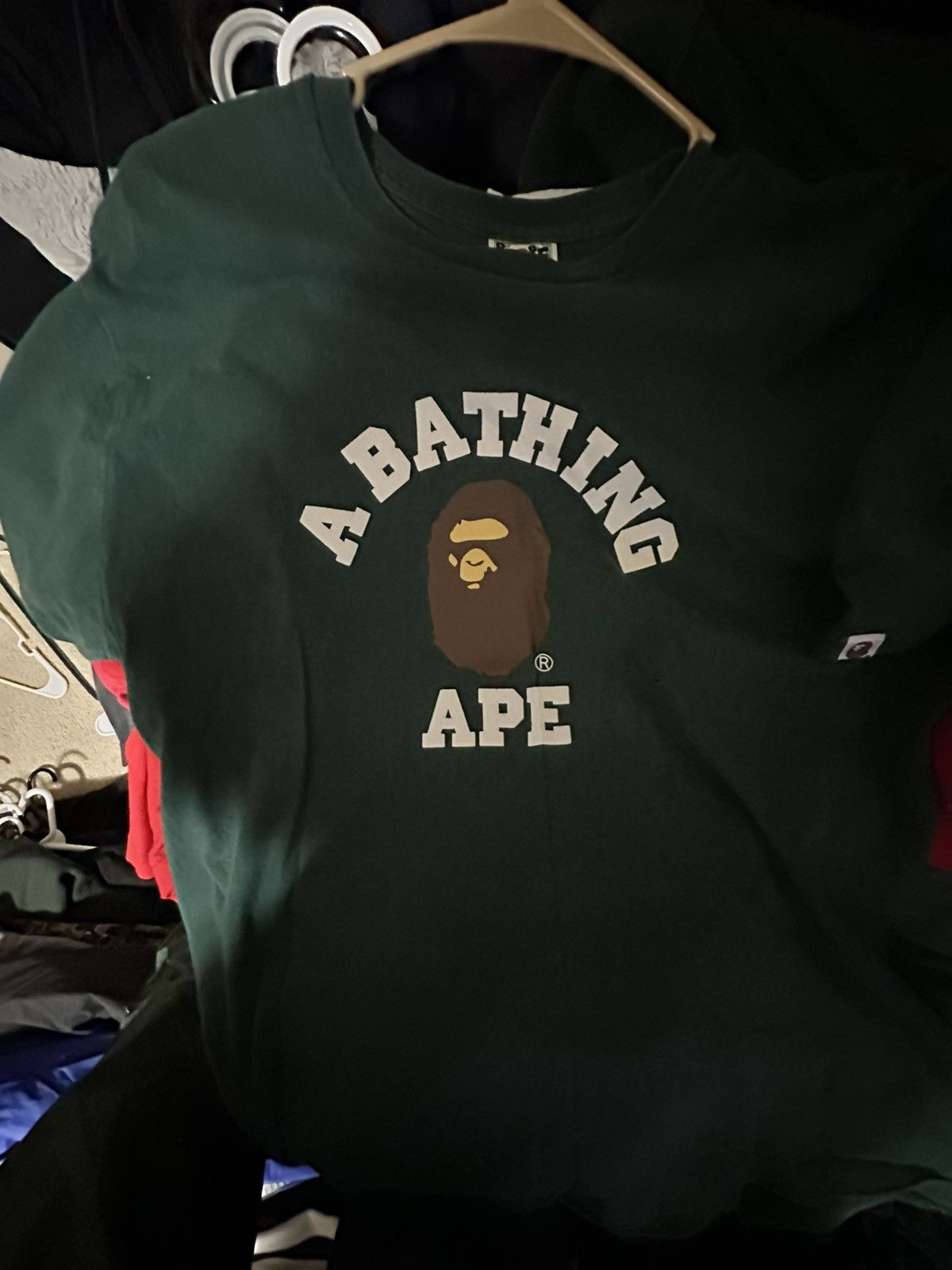 Bape Bape College Tee Size US XL / EU 56 / 4 - 1 Thumbnail