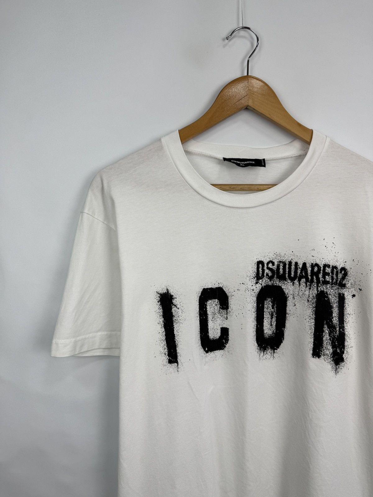 Dsquared2 🇮🇹 Y2K Dsquared2 Icon Big Logo T-Shirt Rare Retro Hype Size US XL / EU 56 / 4 - 2 Thumbnail