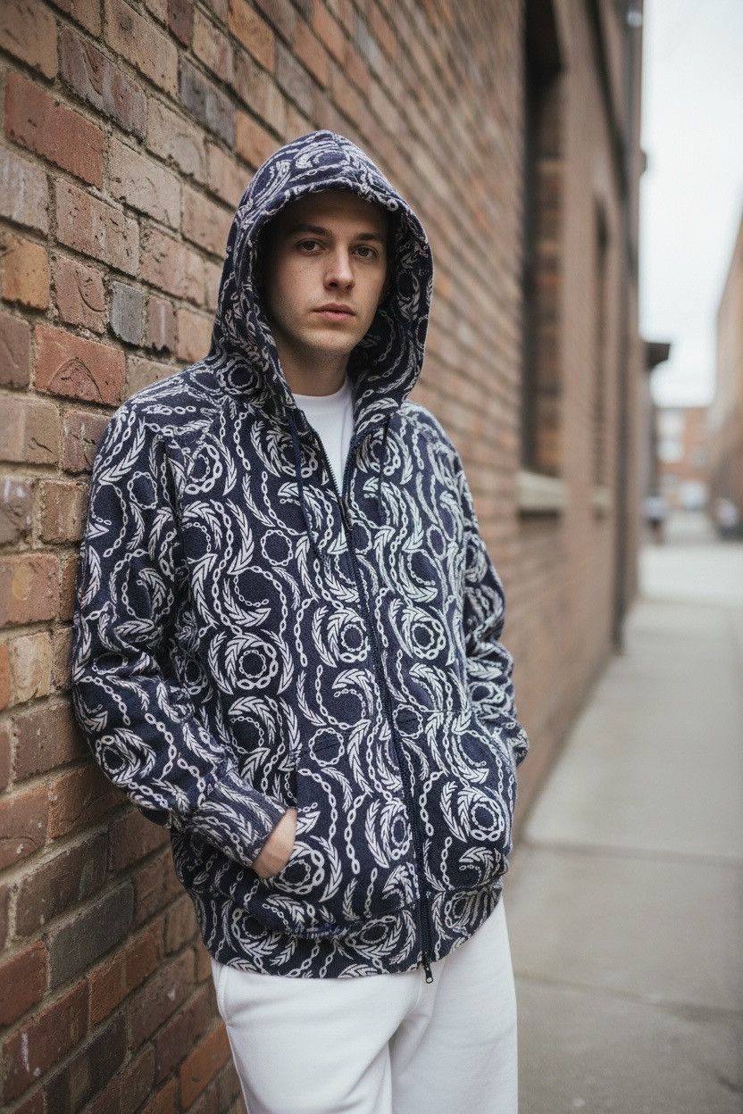 🔥MAHARISHI FULLPRINTS MENS ZIPPER HOODIE JACKETS