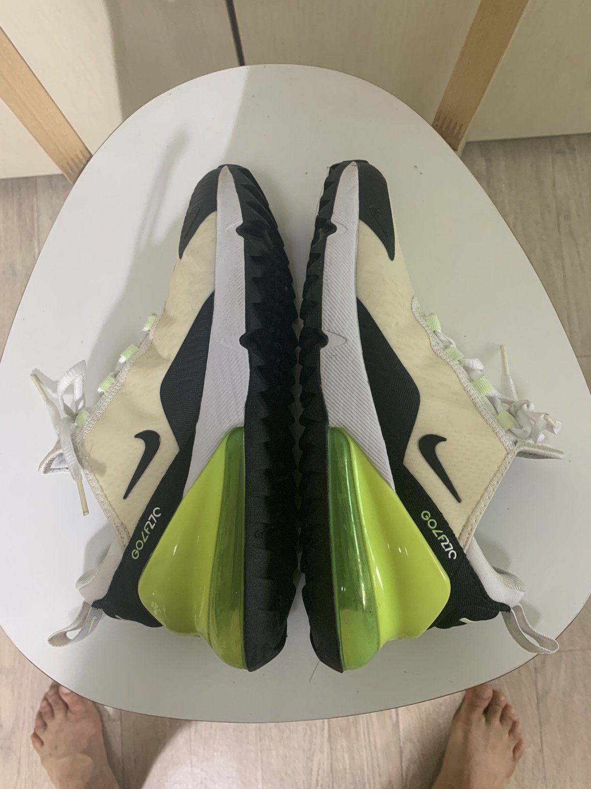 Nike Nike Air Max 270 Golf White Black Volt 6.5 Size US 6.5 / EU 39-40 - 8 Thumbnail