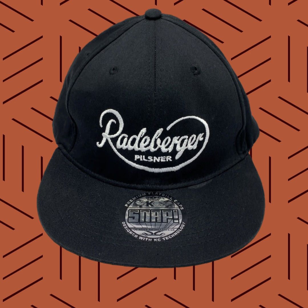 Vintage VINTAGE KC CAPS RADEBERGER PILSNER SNAPBACK HAT BLACK ONE SIZE EMBROIDERED GREEN UNDERBRIM EAGLE AMERICAN MENS Size ONE SIZE - 1 Thumbnail