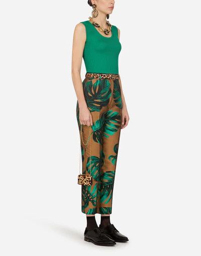 Dolce & Gabbana o1y0925 Sleeveless Sweater in Green Size M / US 6-8 / IT 42-44 - 5 Thumbnail