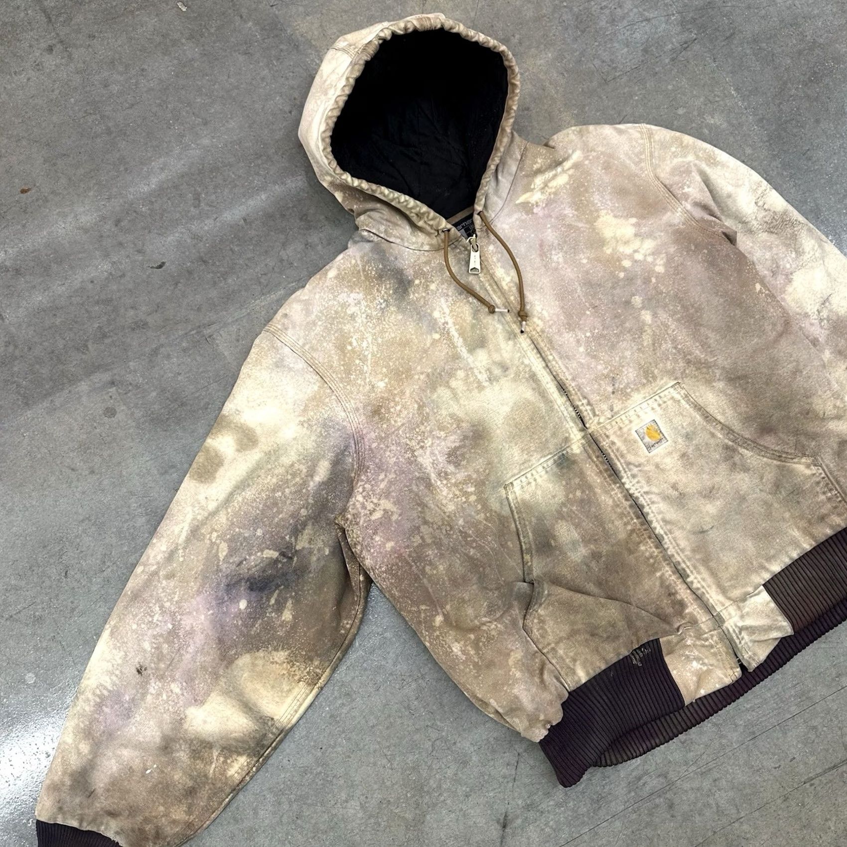 Carhartt Carhartt Work Wear J140 BRN Jacket Men's XL Insulted Loose Fit Zip Up Size US XL / EU 56 / 4 - 2 Thumbnail