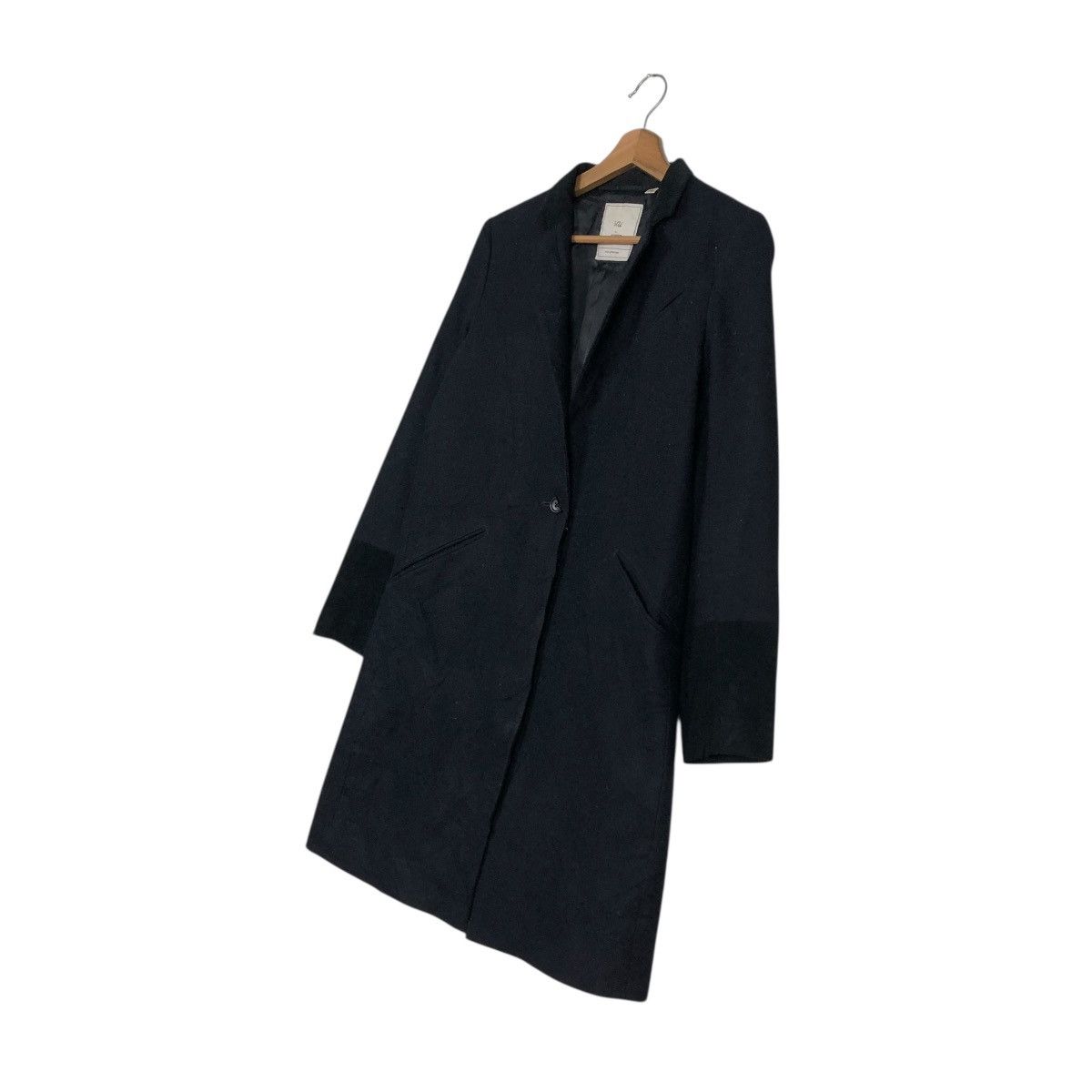 Undercover 🔥RICH BLACK LONG JACKET UNIQLO X UNDERCOVER DOUBLE BREAST Size US M / EU 48-50 / 2 - 4 Thumbnail