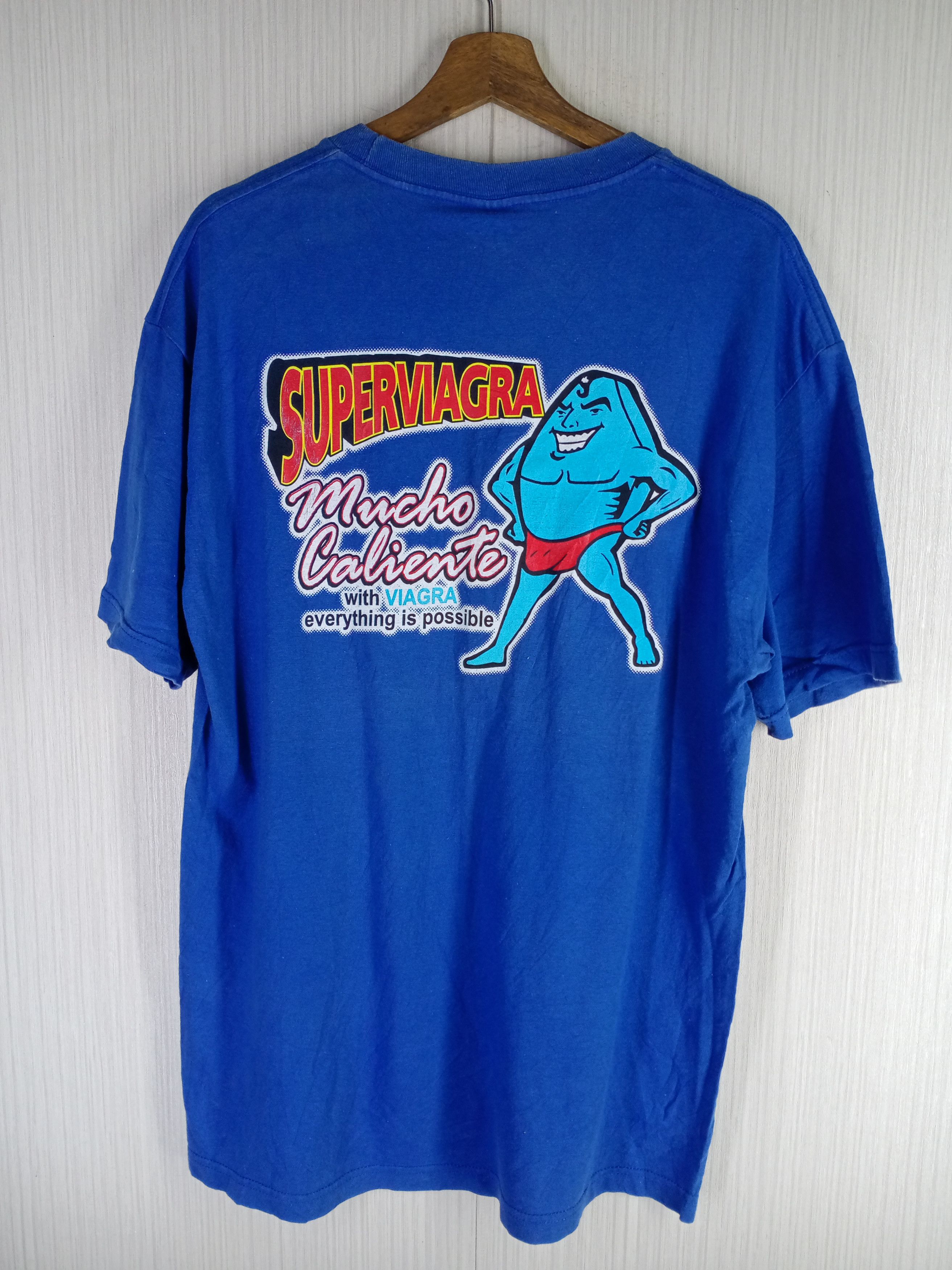 Hysteric Glamour Rare Vintage Superviagra Pornstar Sex Tshirt Size US L / EU 52-54 / 3 - 3 Thumbnail