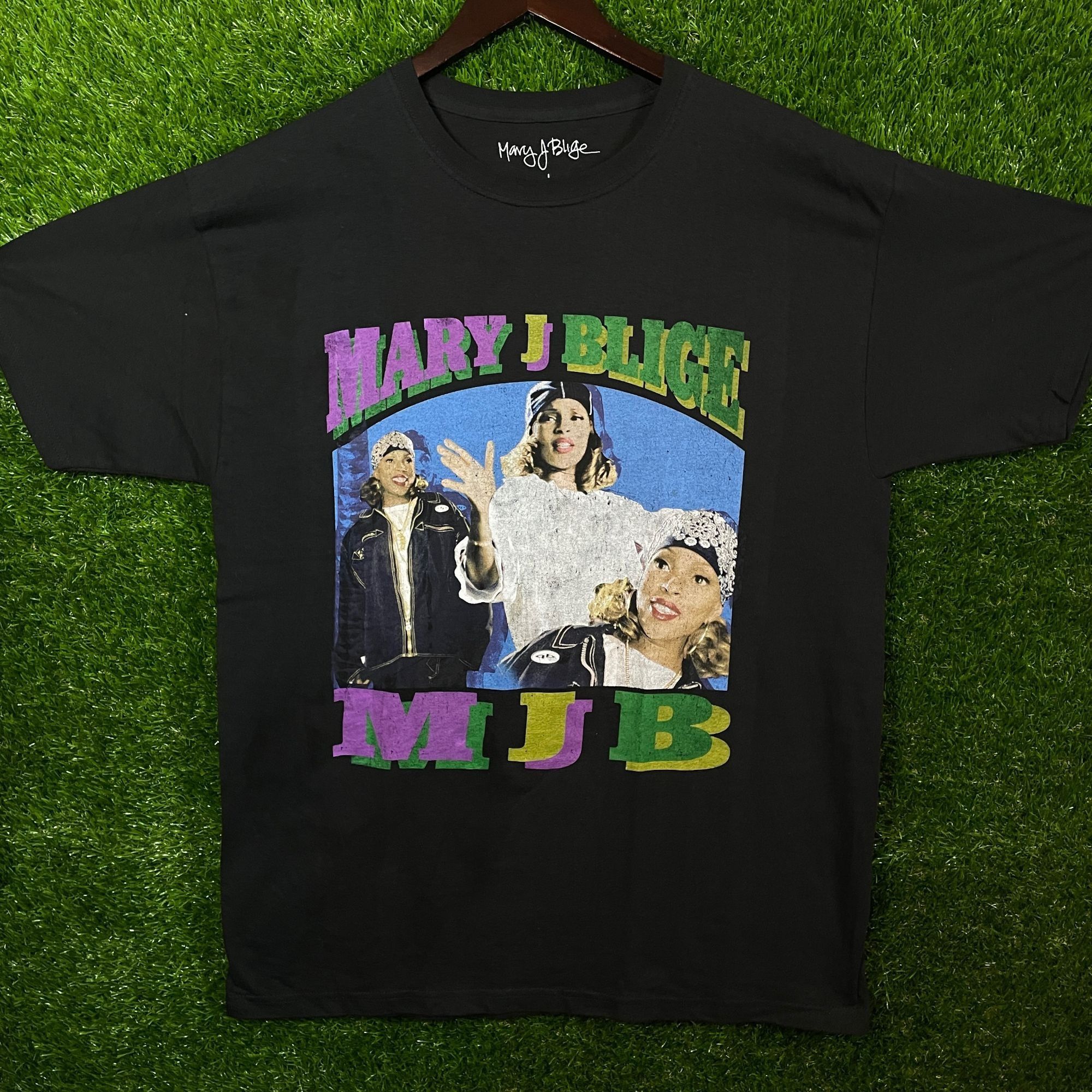 Rap Tees × Rare × Urban Outfitters Mary J. Blige wrap T-shirt size 