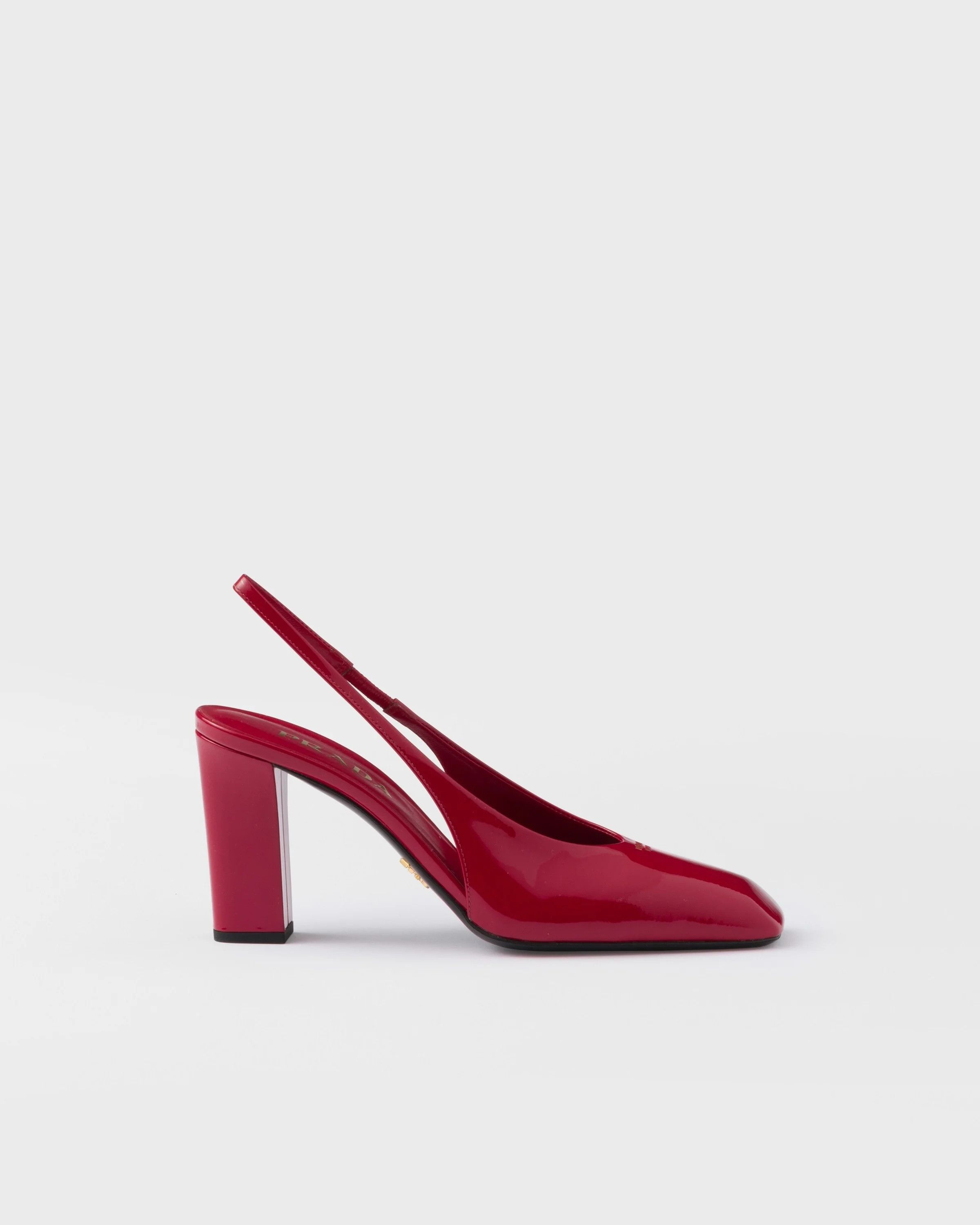 Prada os11x0326 Patent Leather Slingback Pumps in Red Size US 9.5 / IT 39.5 - 1 Thumbnail