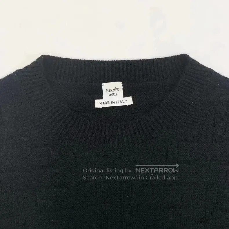 Hermes HERMES H Wool Crewneck Sweater. Size US XS / EU 42 / 0 - 6 Thumbnail