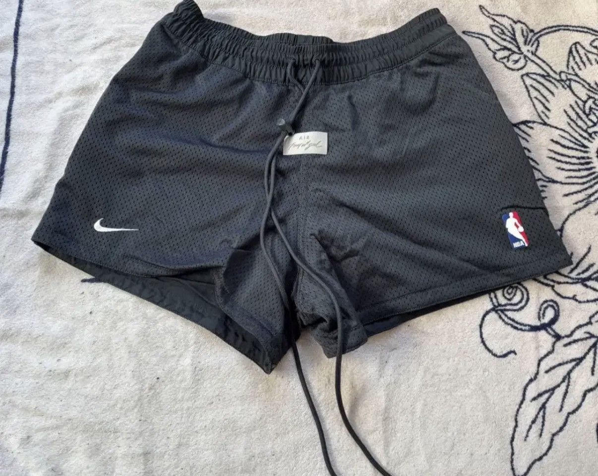 Fear of God × NBA × Nike Nike X Fear Of God NBA Black Mesh Shorts