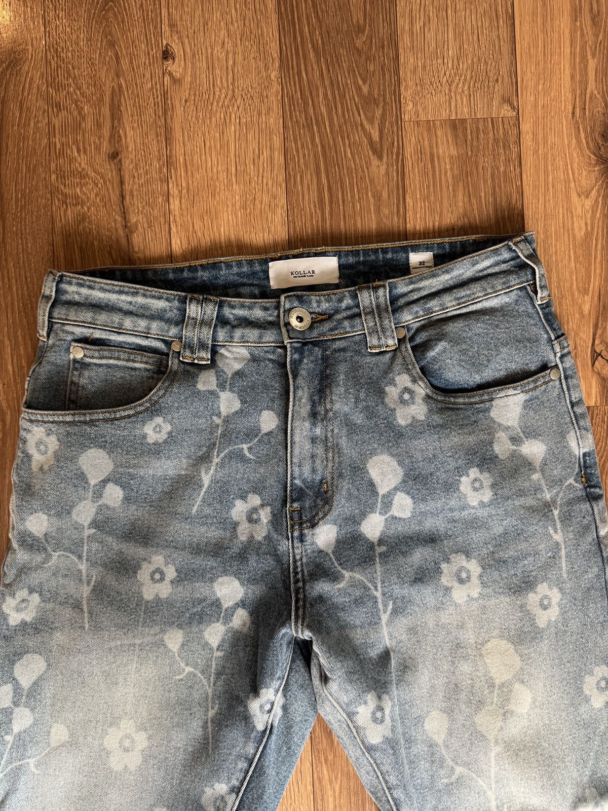 Kollar Clothing Kollar Clothing Sample Floral Denim Size US 32 / EU 48 - 2 Thumbnail