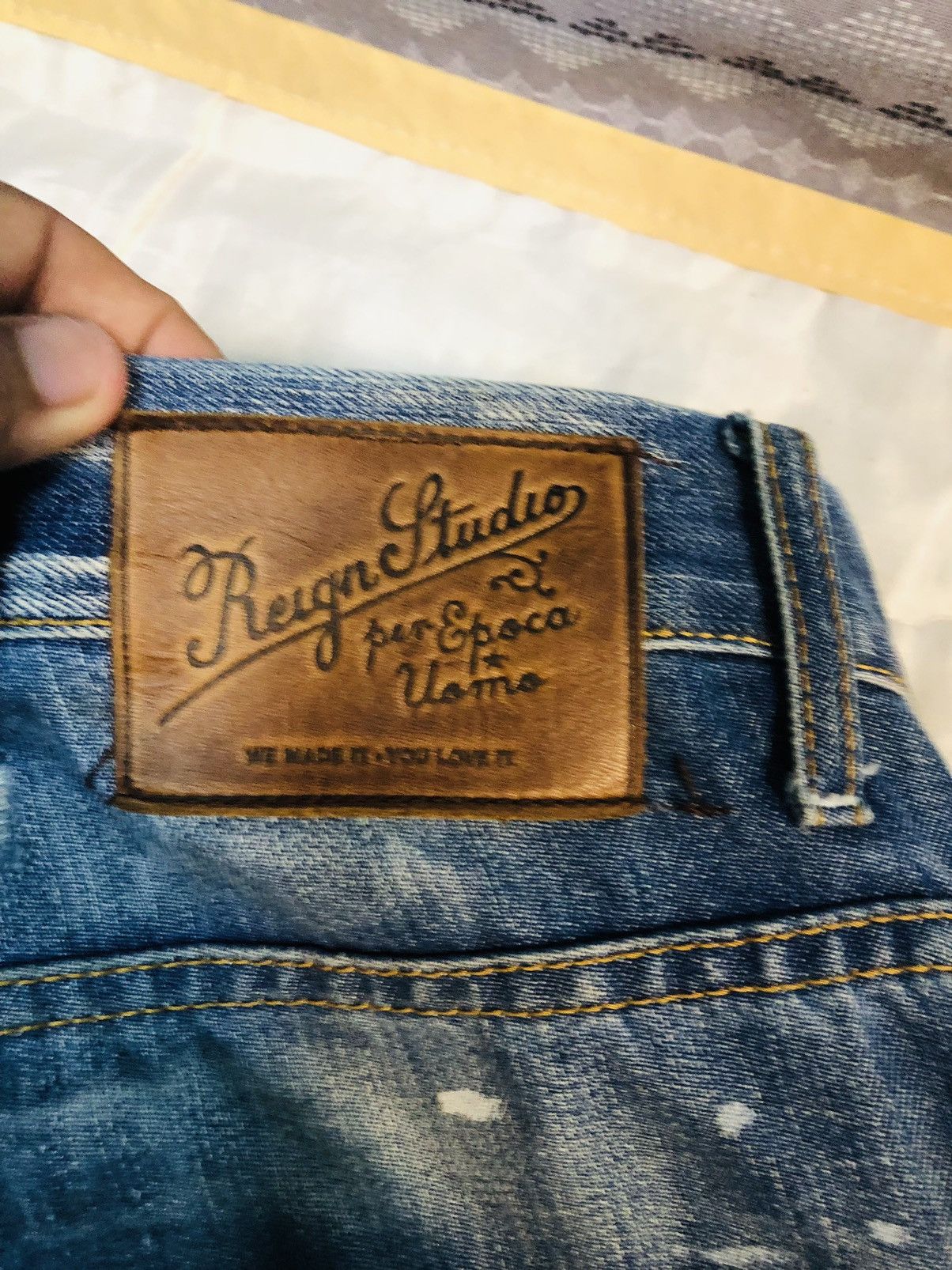 Reign + Storm × Vintage Reign Studio Distressed Denim (3) Size US 30 / EU 46 - 15 Thumbnail