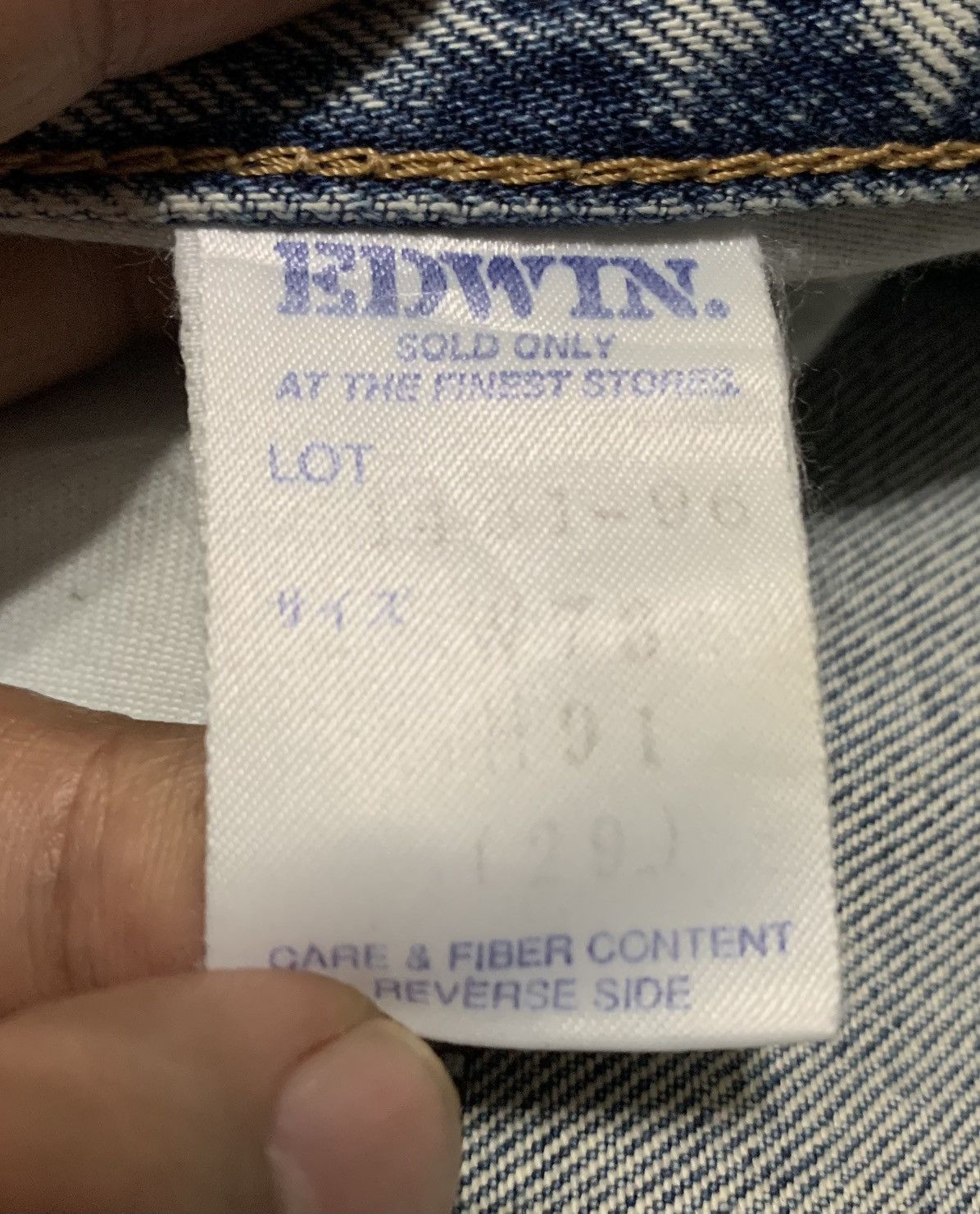 Edwin Vintage Edwin Tapered Light Wash Jeans Size US 28 / EU 44 - 12 Thumbnail