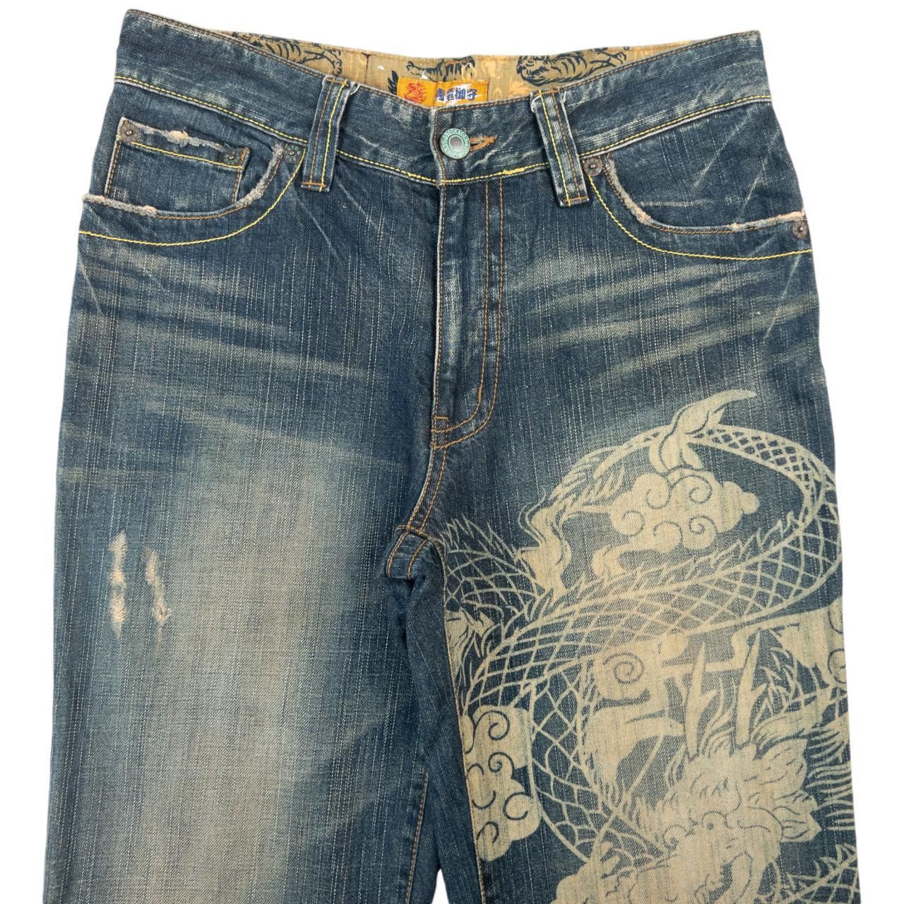 Other Vintage Dragon Japanese Denim Jeans Size W32 Size US 32 / EU 48 - 4 Thumbnail