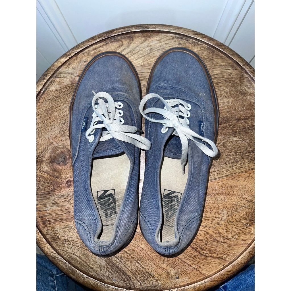 Vans Vans Men's Blue Denim Low Skater Sneakers Size 10 Casual Size US 10 / EU 43 - 5 Thumbnail