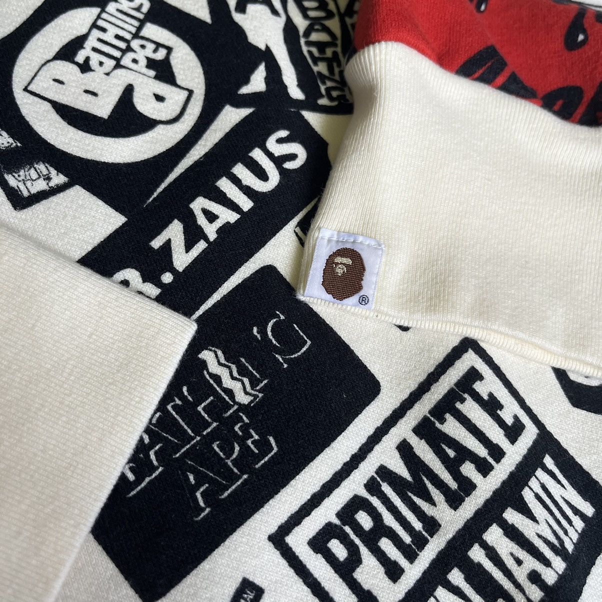 Bape Rare OG A Bathing Ape Bape Dr Zaius All Over Print Crewneck Size US XL / EU 56 / 4 - 5 Thumbnail