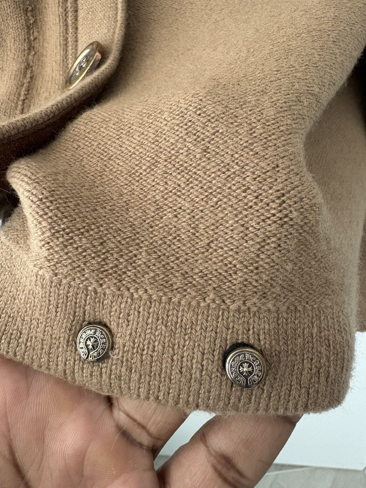Chrome Hearts CHROME HEARTS CASHMERE CARDIGAN 💸 Size US S / EU 44-46 / 1 - 5 Thumbnail