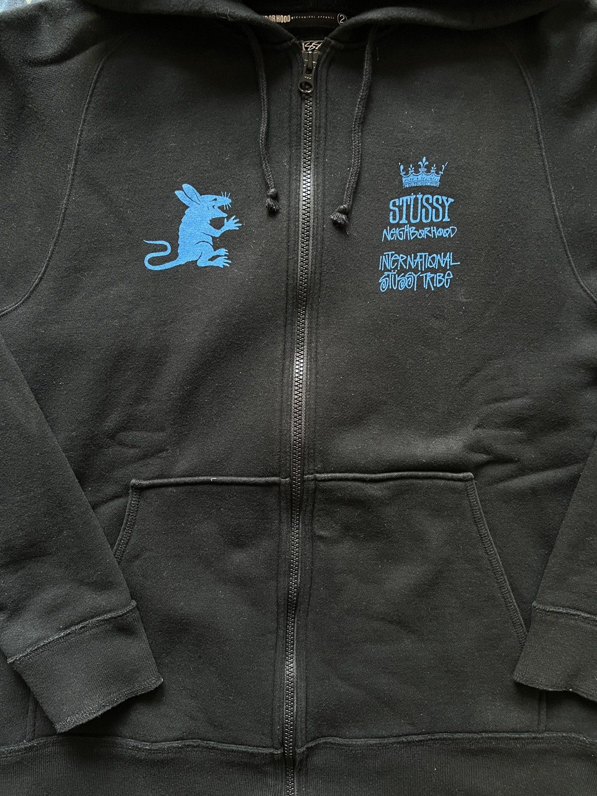 Neighborhood × Stussy Stussy X Neighborhood Archive FW06 Zip Up Hoodie Size US M / EU 48-50 / 2 - 4 Thumbnail