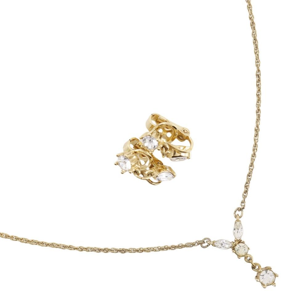 Other Other Nina Ricci 2way Earrings Necklace Set Metal Necklace DUTY FREE for USA Size ONE SIZE - 1 Thumbnail