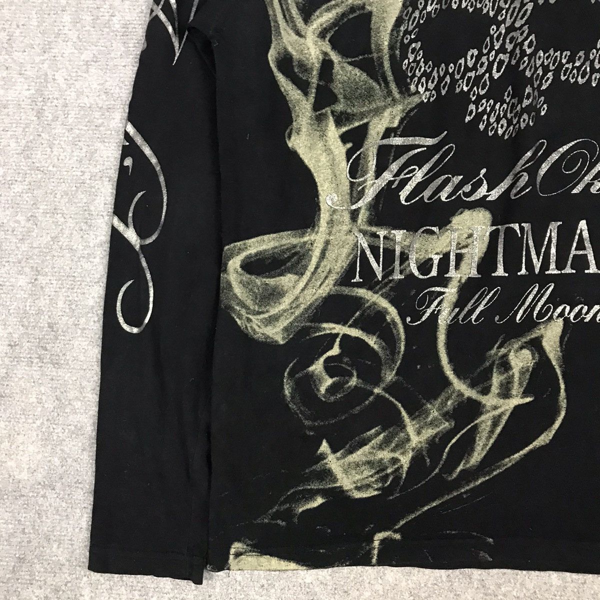 Japanese Brand NIGHTMARE FULL MOON PUNK JAPAN STYLE LONG SLEEVE TSHIRT Size US M / EU 48-50 / 2 - 9 Thumbnail