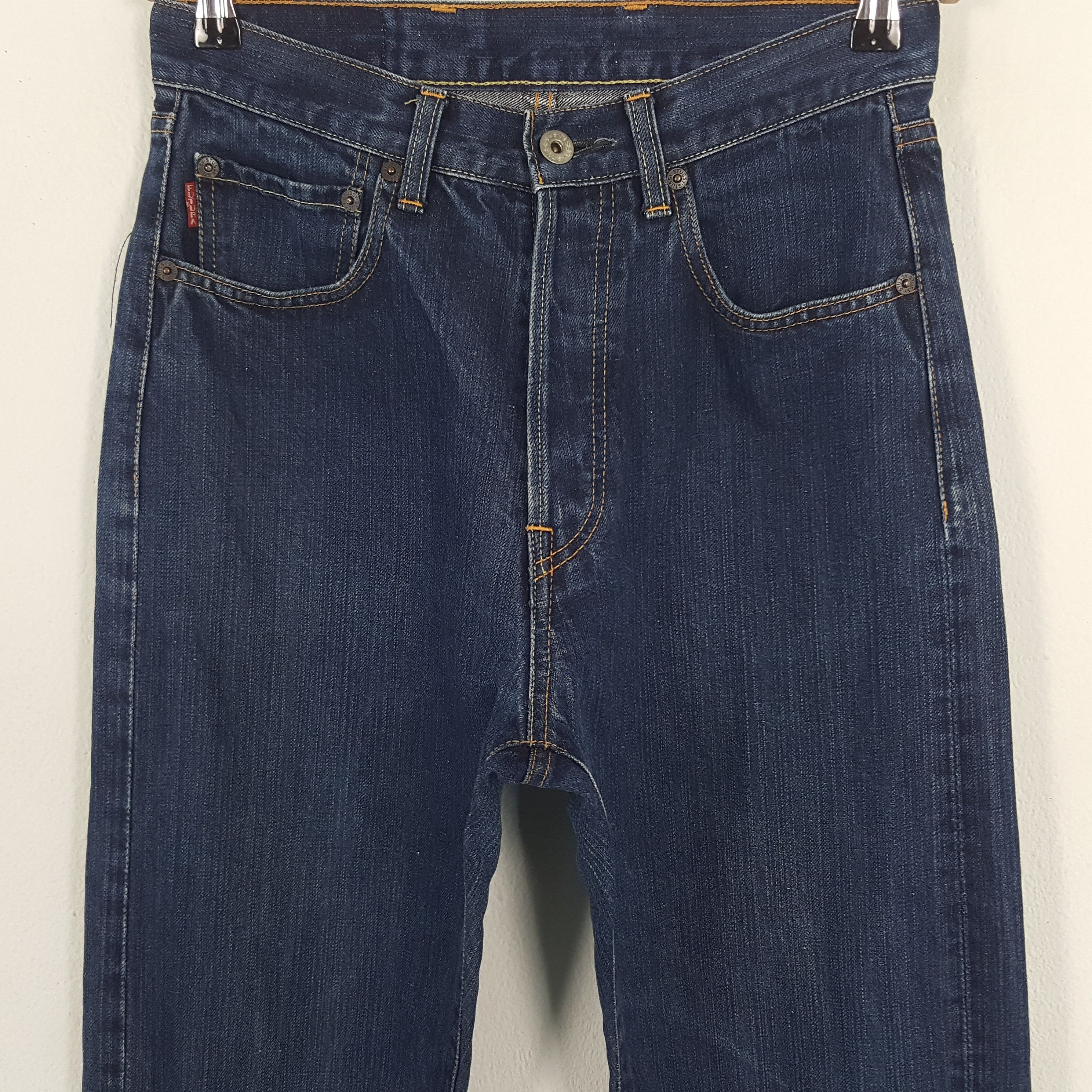 Stussy × Vintage Vintage Stussy Japan Custom Art Logo Denim Jeans Size US 27 - 5 Thumbnail