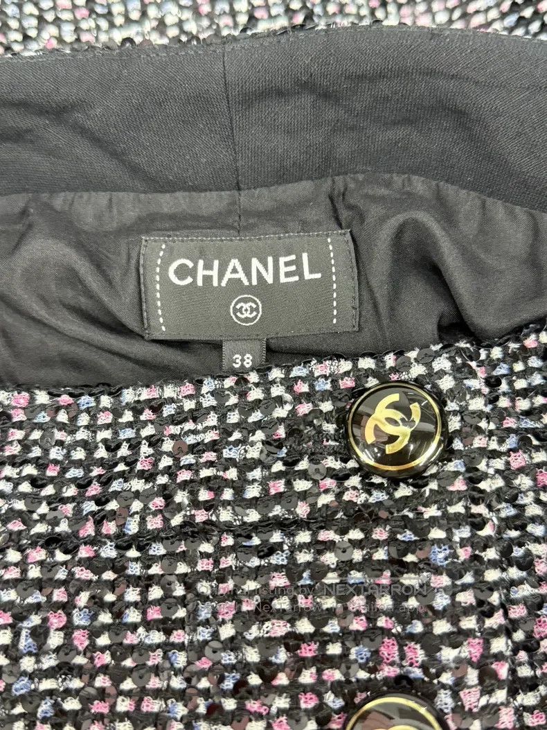 Chanel Chanel 23P colourful tweed skirt Size 25" / US 0 / IT 36 - 4 Thumbnail