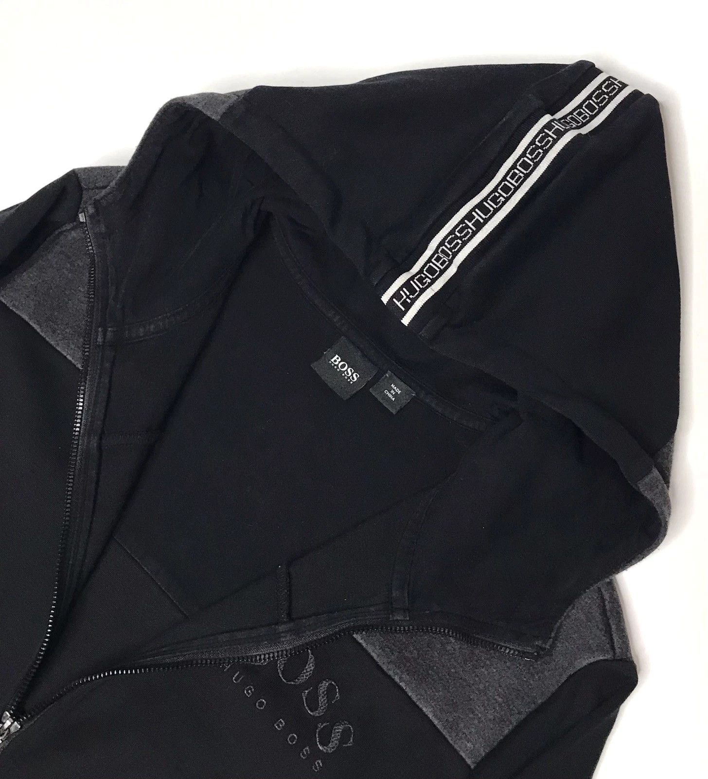 Hugo Boss Hugo Boss Saggy Zip Hoodie Men's M Curved Logo Size US M / EU 48-50 / 2 - 6 Thumbnail