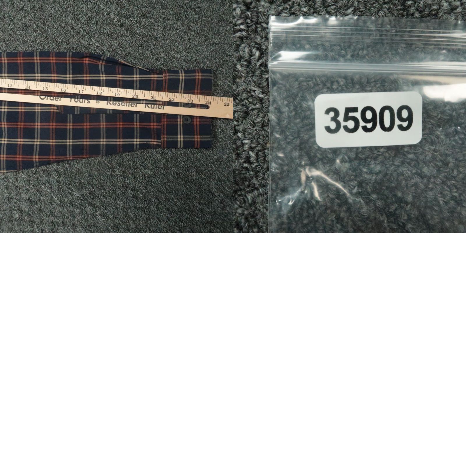Mizzen+Main Mizzen+Main Shirt Mens Small Blue Orange Plaid Trim Button Long Sleeve No Tuck Size US S / EU 44-46 / 1 - 8 Thumbnail