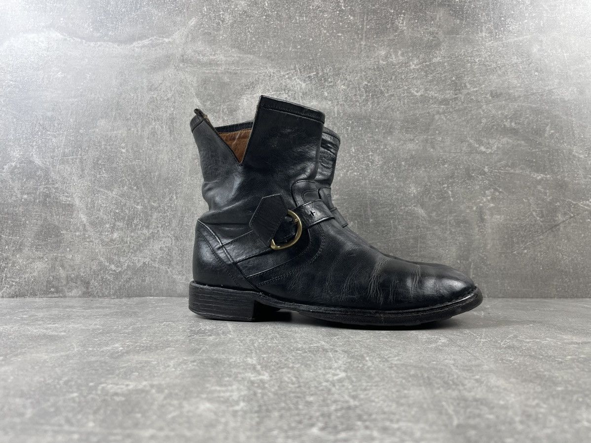 Fiorentini + Baker × Vintage Fiorenti + Baker Avant Garde Leather Lace Brown Hight Boots Size US 8 / IT 38 - 2 Thumbnail