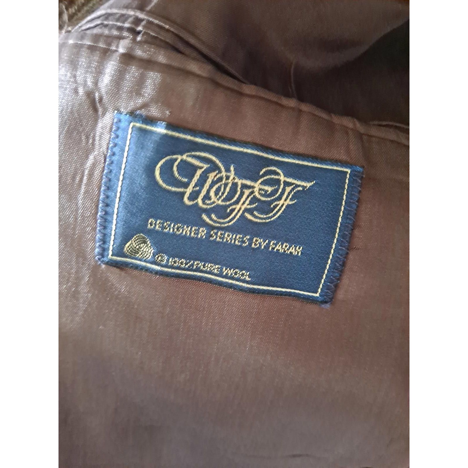 Farah Tan Designer Series by Farah Suit Jacket Size 44R - 2 Thumbnail