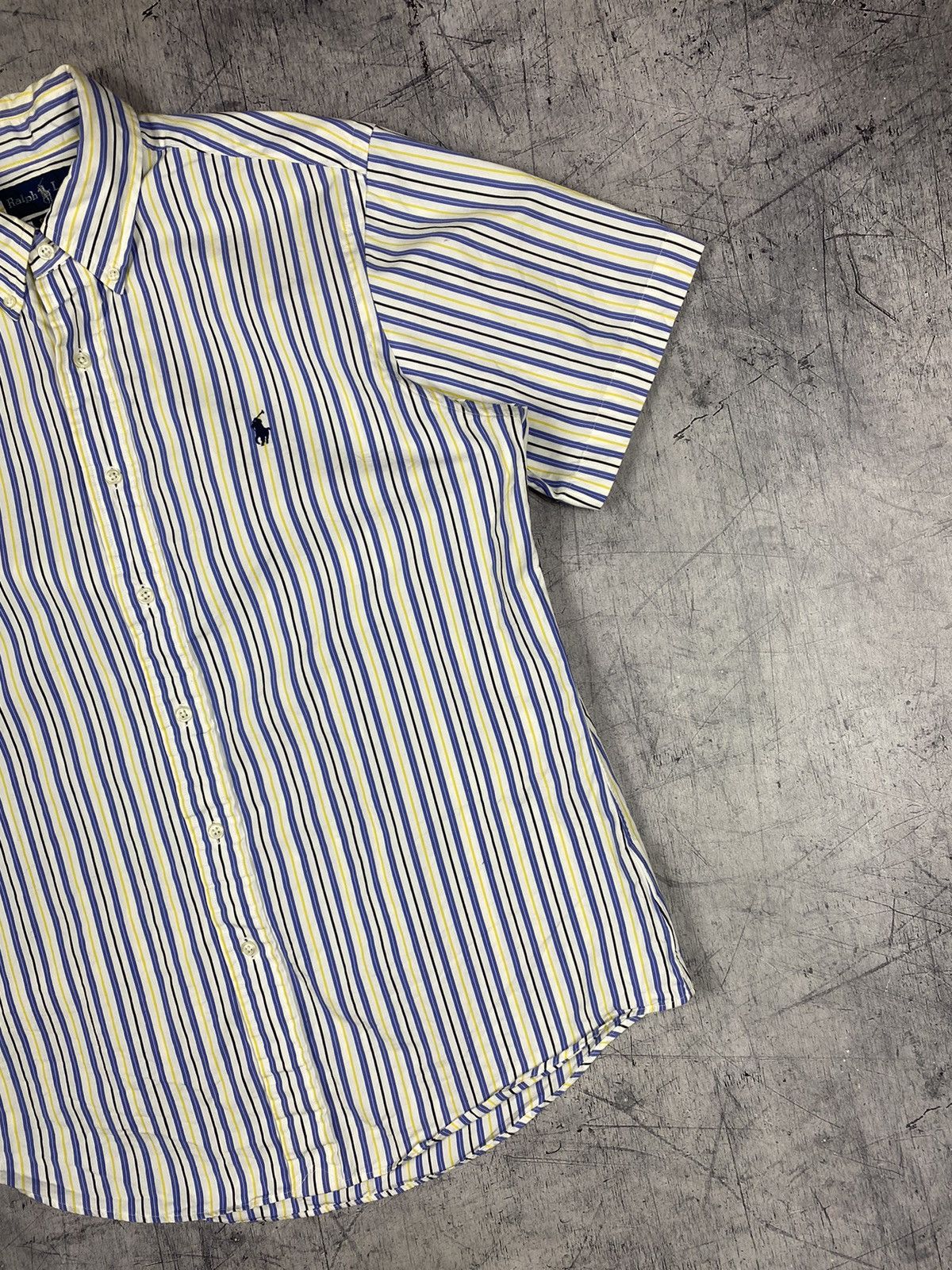 Polo Ralph Lauren Vintage Polo Ralph Lauren Designer Striped Button Up Shirt Size US L / EU 52-54 / 3 - 3 Thumbnail