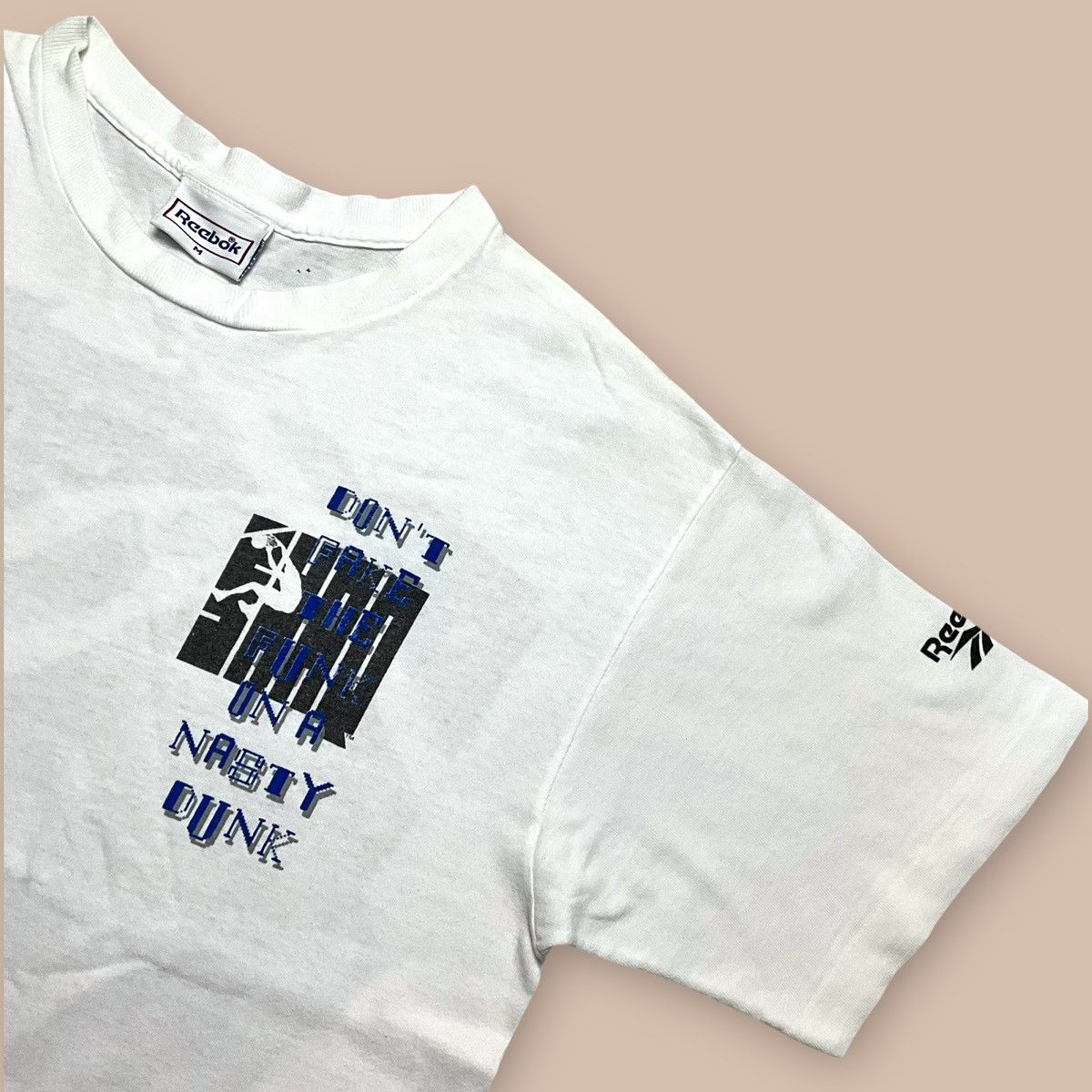 Reebok OG 90s Reebok SHAQ "Don’t Fake The Funk On A Nasty Dunk" TEE Size US M / EU 48-50 / 2 - 5 Thumbnail