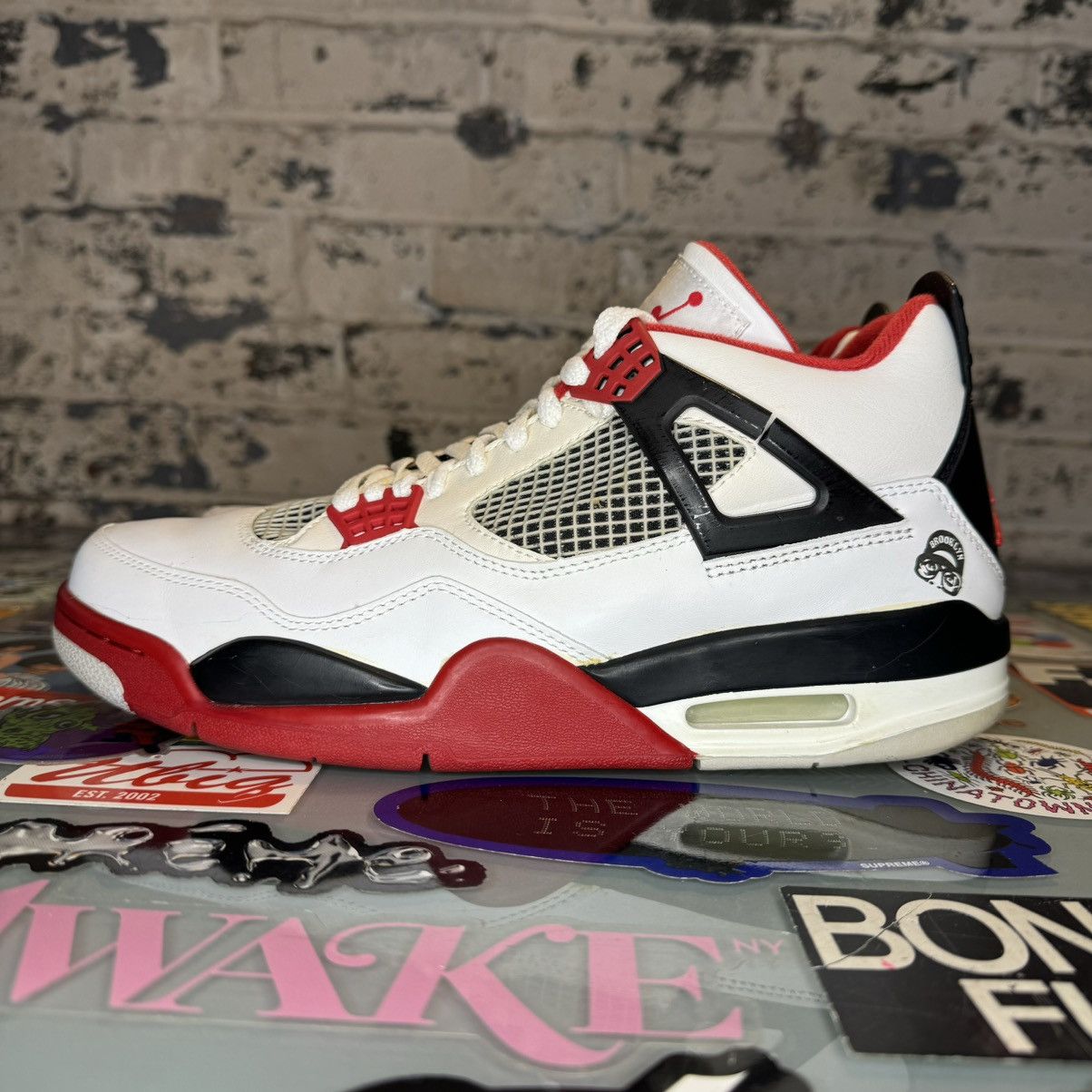 Jordan 4 fire red mars blackmon best sale