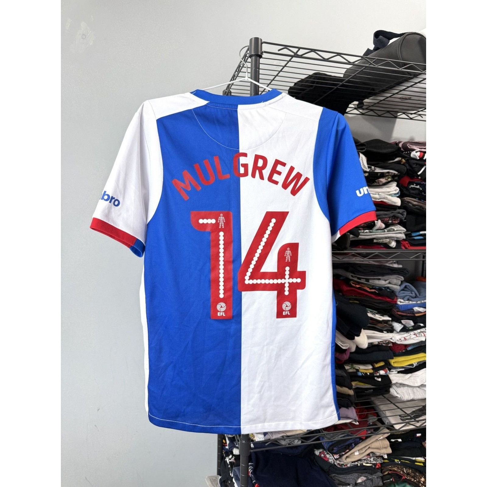 Umbro Umbro Blackburn Rovers Soccer Jersey T Shirt Size US S / EU 44-46 / 1 - 2 Thumbnail