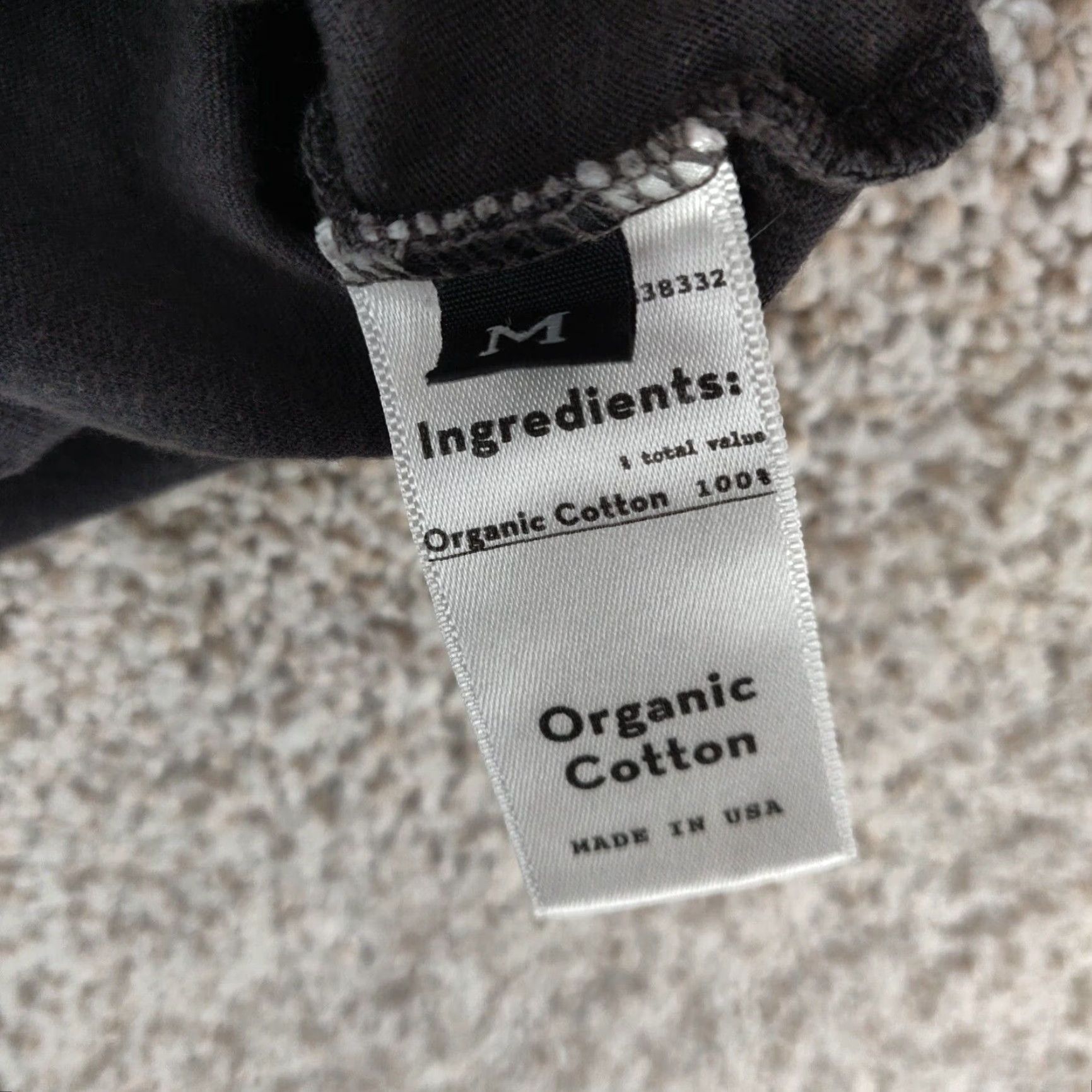 Outerknown VINTAGE Outerknown Shirt Mens Medium Pullover Tee Charcoal Black Crew Neck Cotton Knit Logo All Seasons Lightweight Pockets Mens Size US M / EU 48-50 / 2 - 7 Thumbnail