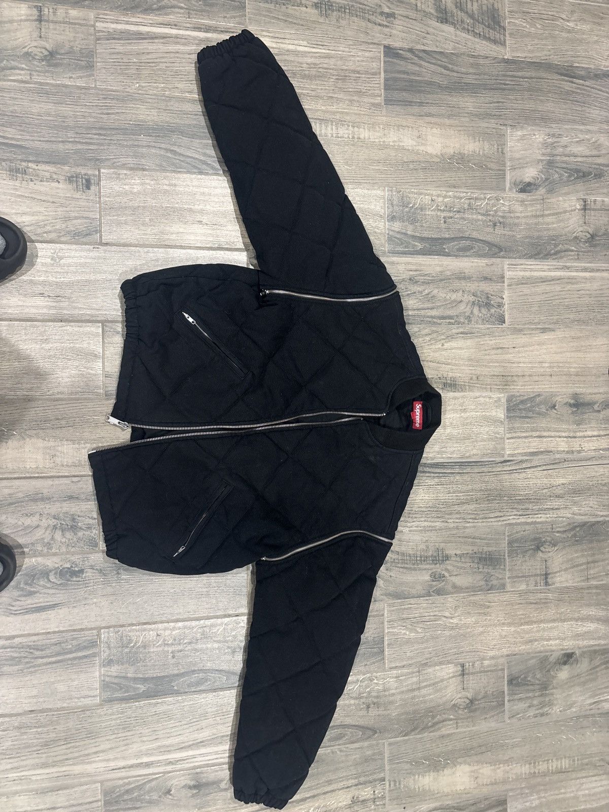 シュプリーム Zapata Quilted Work Jacket 黒 L 【公式通販】