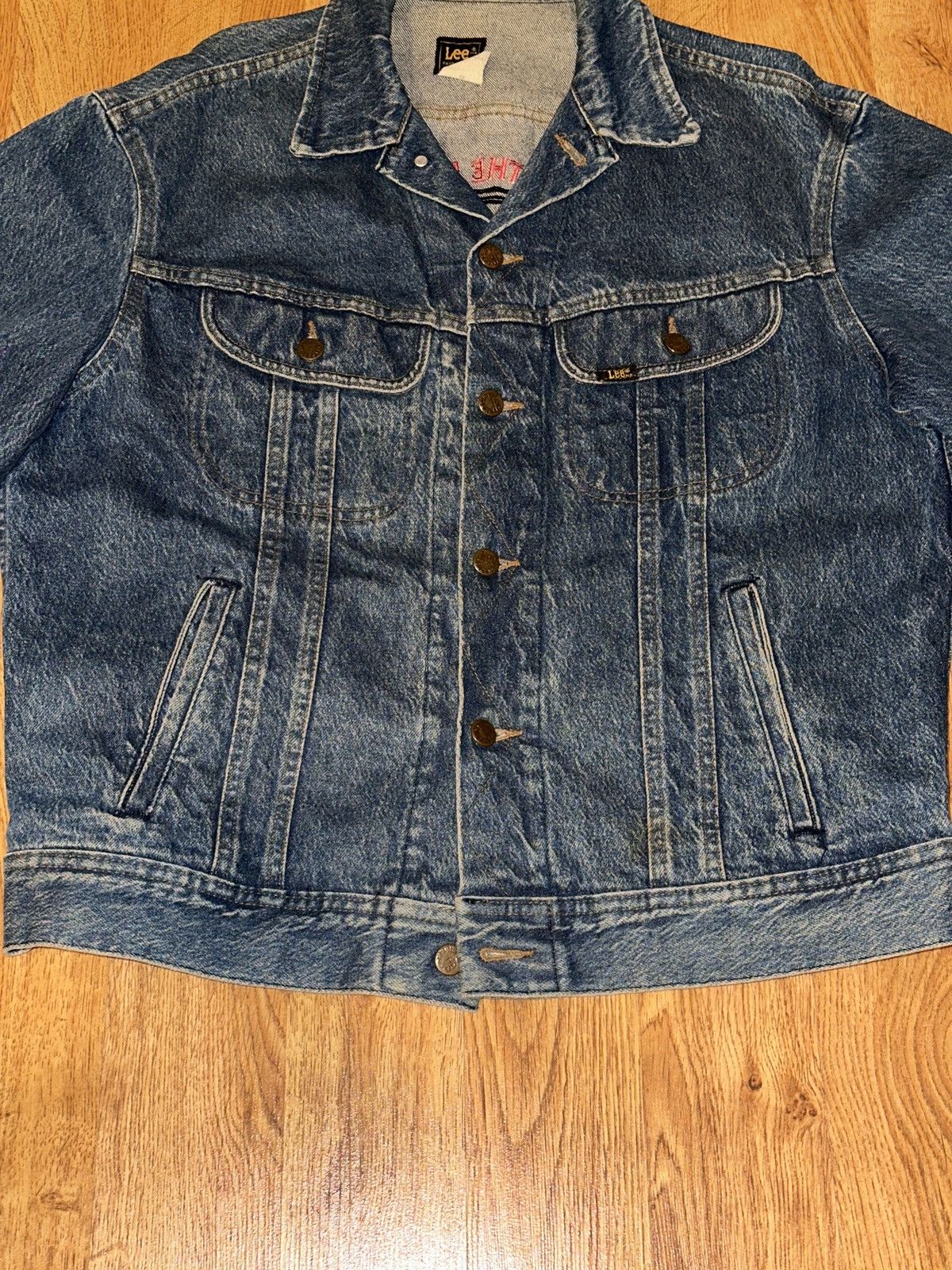 Lee VTG 80s Hard Rock Café New Orleans Lee Denim Jean Jacket Med Size US M / EU 48-50 / 2 - 5 Thumbnail