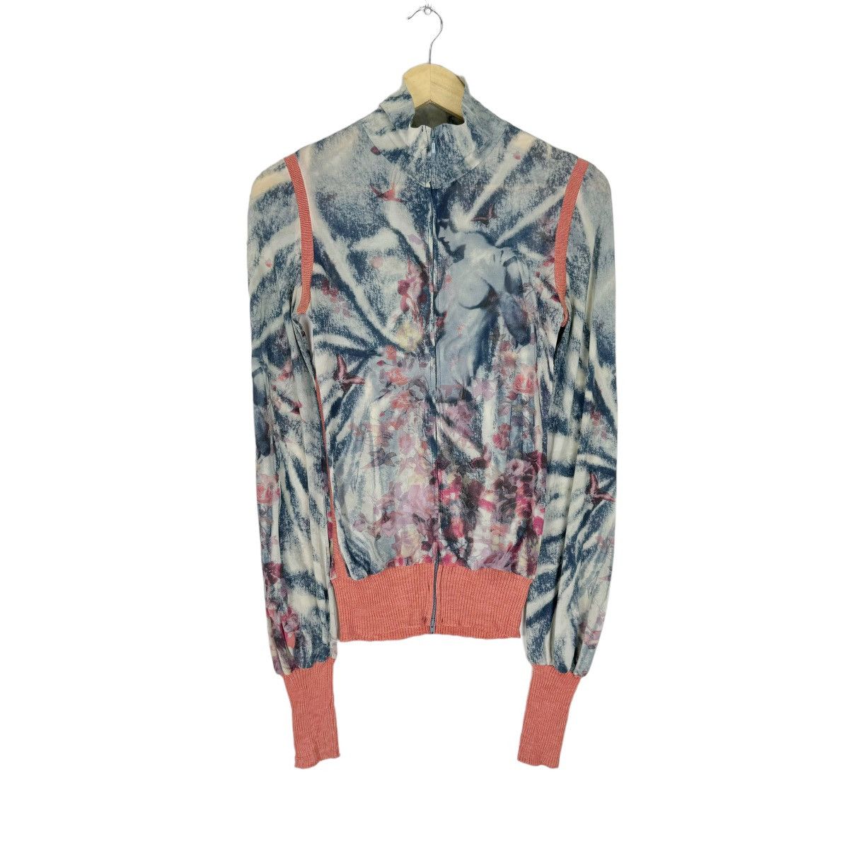 Jean Paul Gaultier ☀️JEAN PAUL GAULTIER FEMME TURTLE NECK ZIP SWEATER Size S / US 4 / IT 40 - 5 Thumbnail