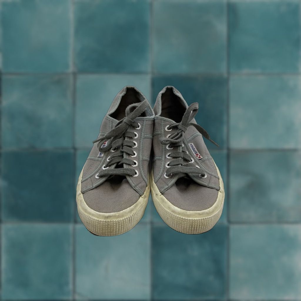 Superga VINTAGE Superga Sneakers Womens 8 Grey Shoes Walking Womens, Grey, 8, Sneakers, Walking, US 8, EUR 39 Size US 8 / IT 38 - 1 Thumbnail