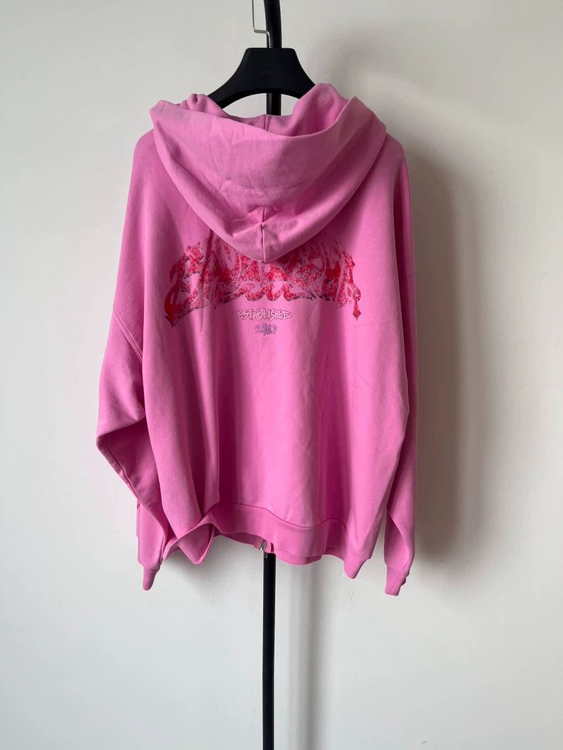 Balenciaga Balenciaga Disaster Flame Hoodie Size US S / EU 44-46 / 1 - 2 Thumbnail