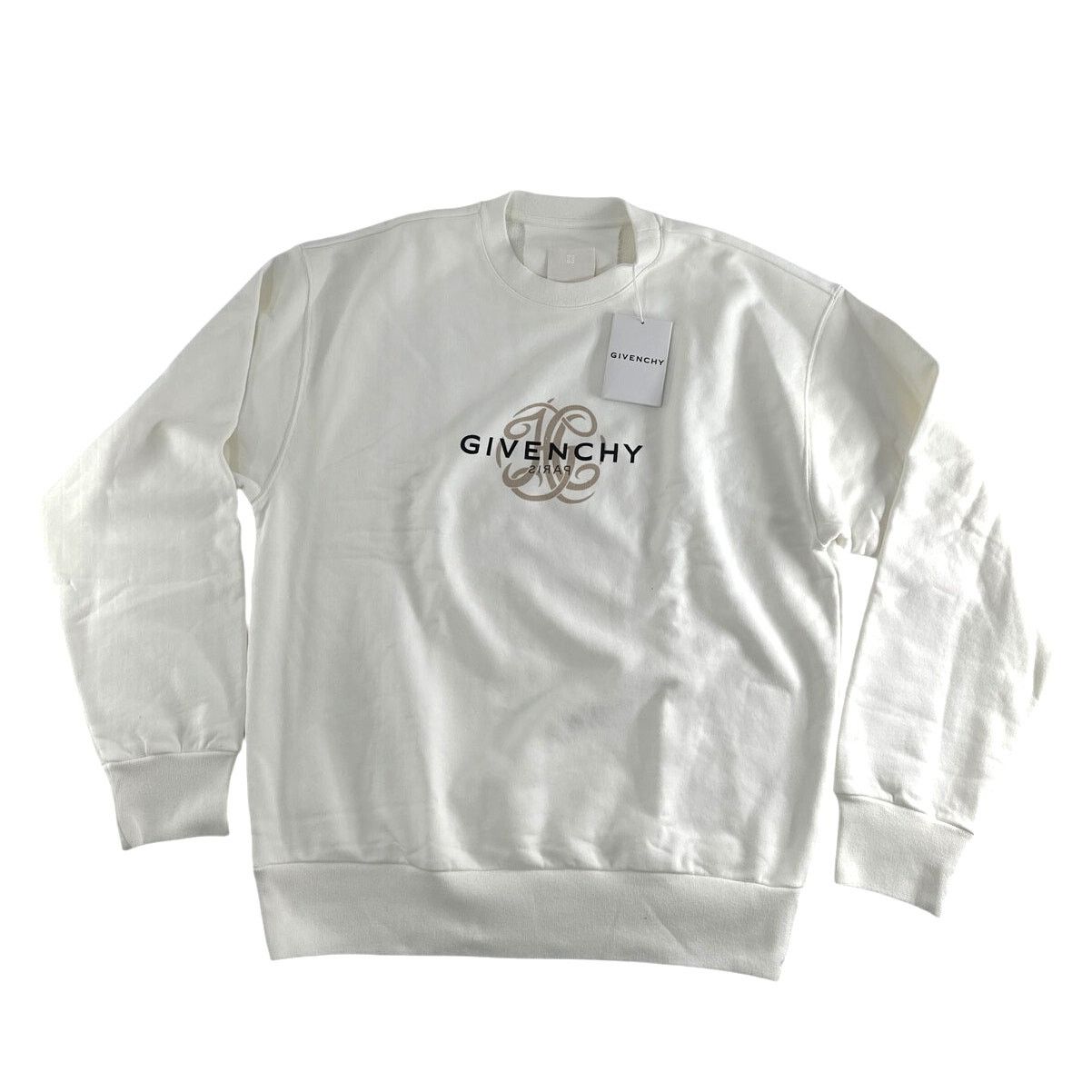 Givenchy GIVENCHY Off White Reverse Fleece Sweatshirt Size S Size S / US 4 / IT 40 - 5 Thumbnail