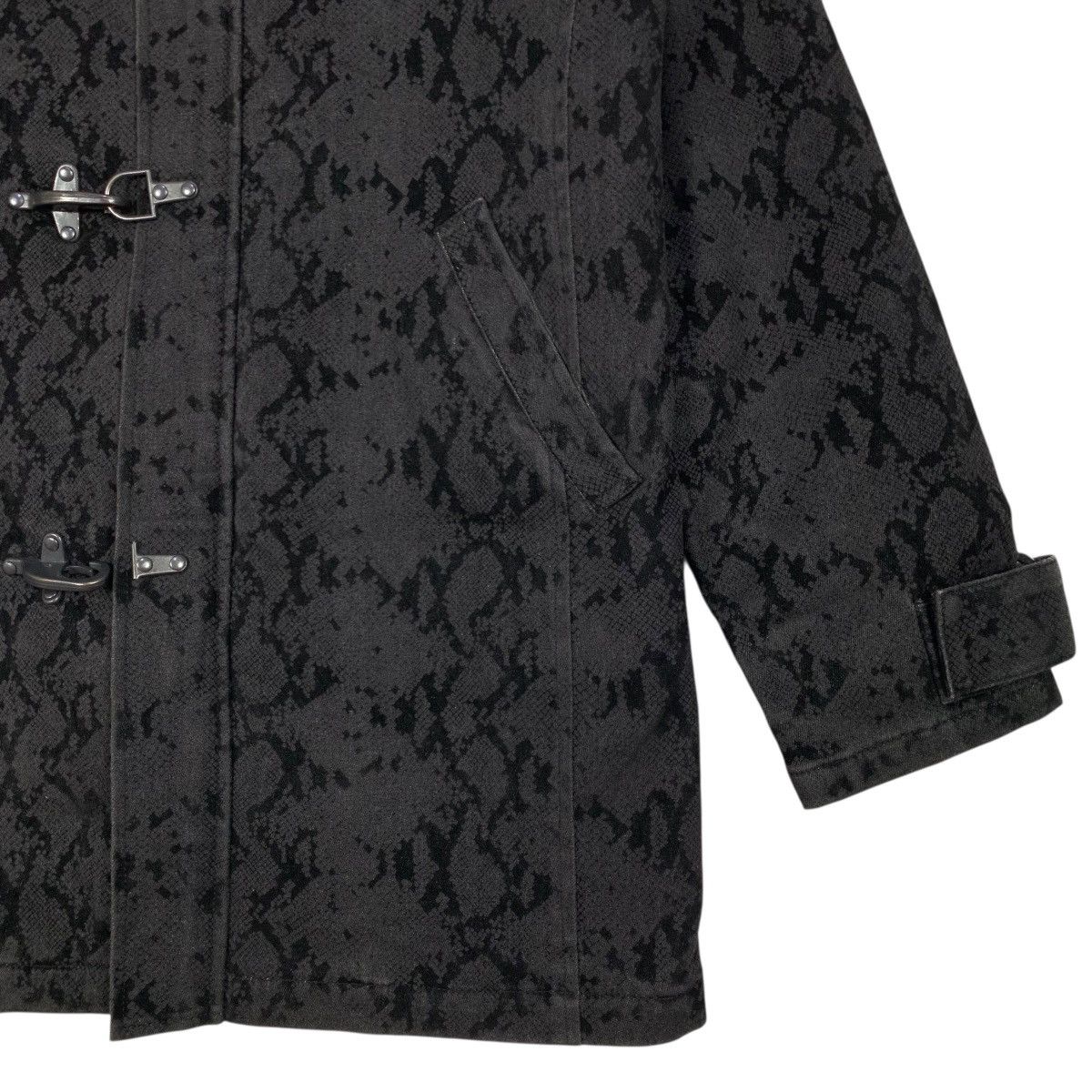 If Six Was Nine Vintage In The Attic Toggle Duffle Coat Snake Skin Pattern Size US M / EU 48-50 / 2 - 5 Thumbnail