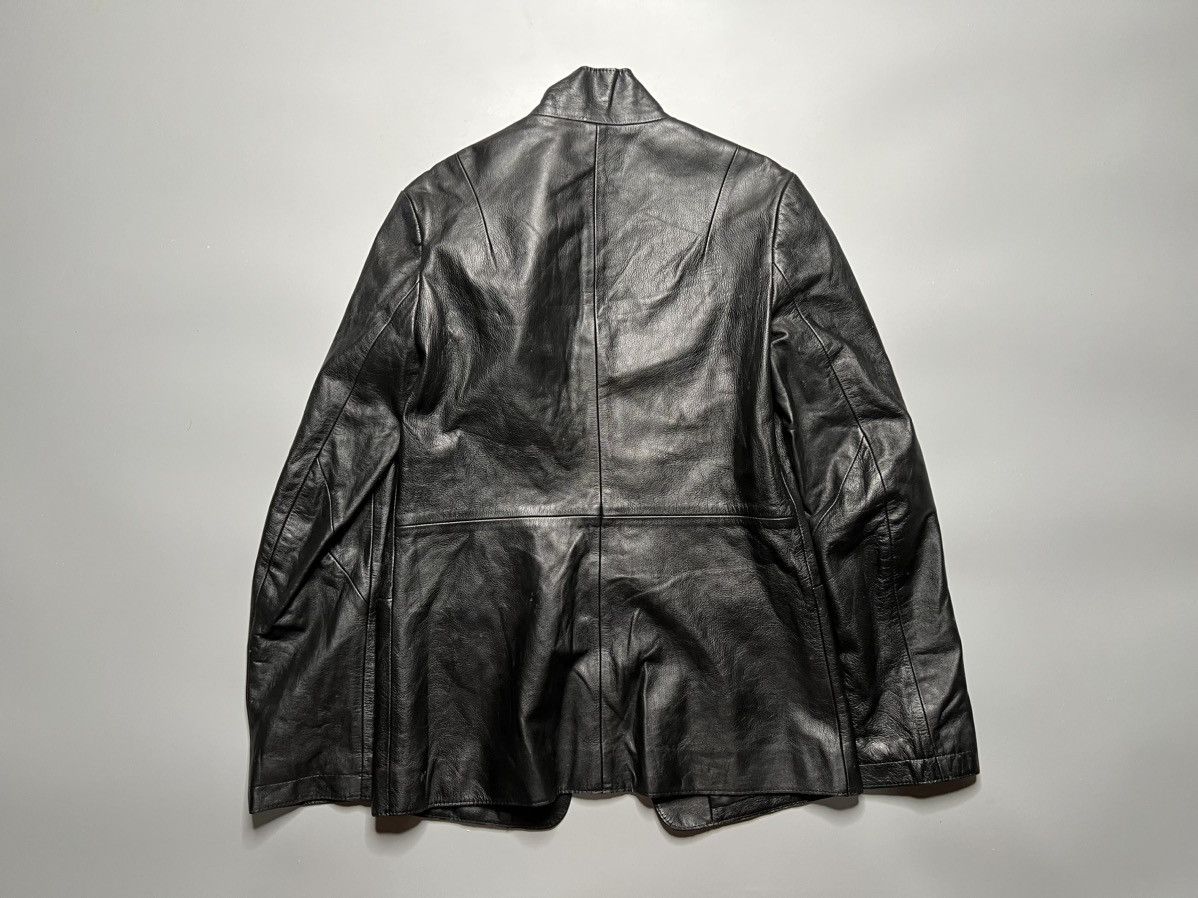 MASAHIROMARUYAMA Nude Masahiko Maruyama Goat Leather Paneled Jacket Size US M / EU 48-50 / 2 - 2 Thumbnail
