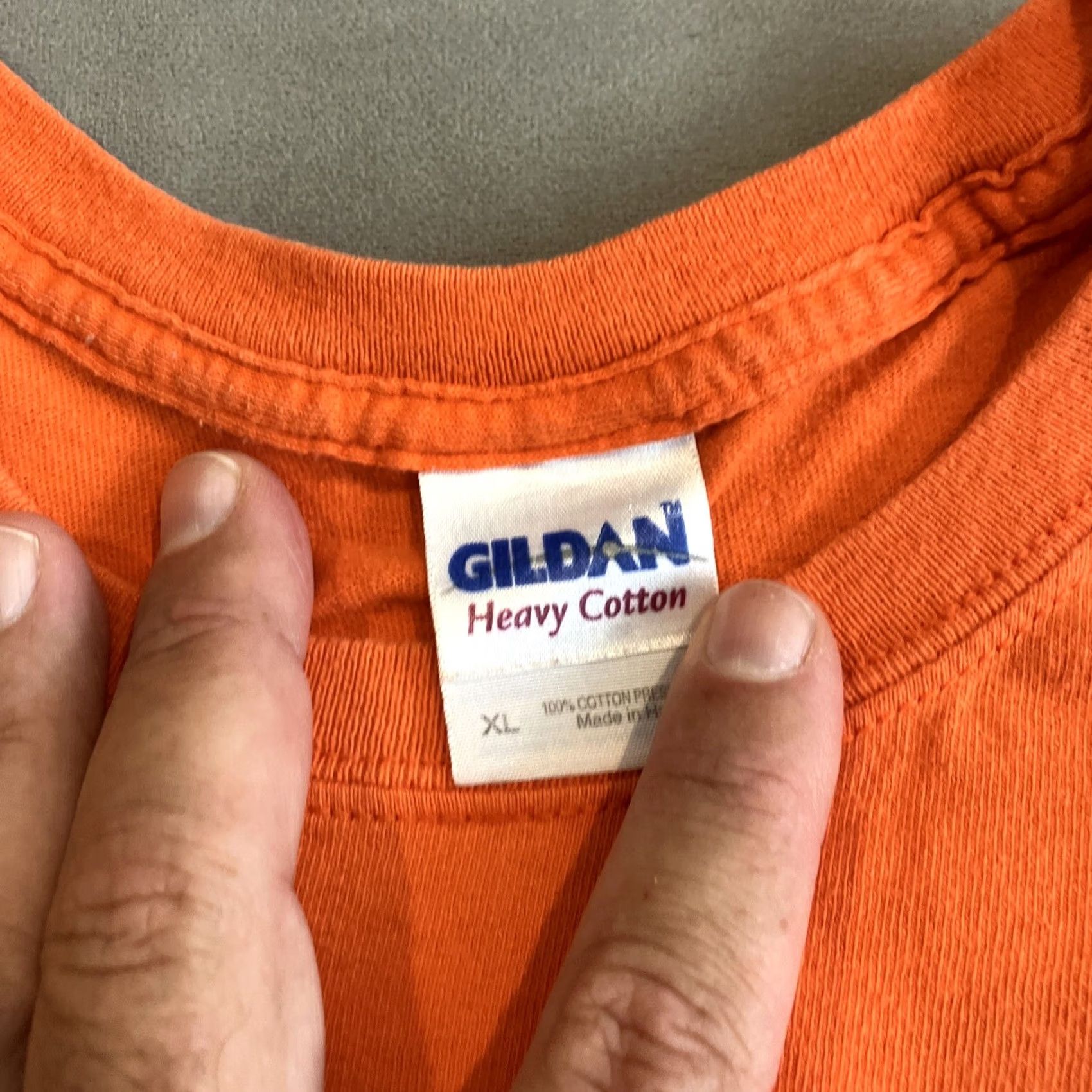Gildan Awesome - 2008 Sturgis Rally - 70th Anniversary - Double Sided T Shirt - Size XL - Orange - Men - T-Shirt Size US XL / EU 56 / 4 - 3 Thumbnail