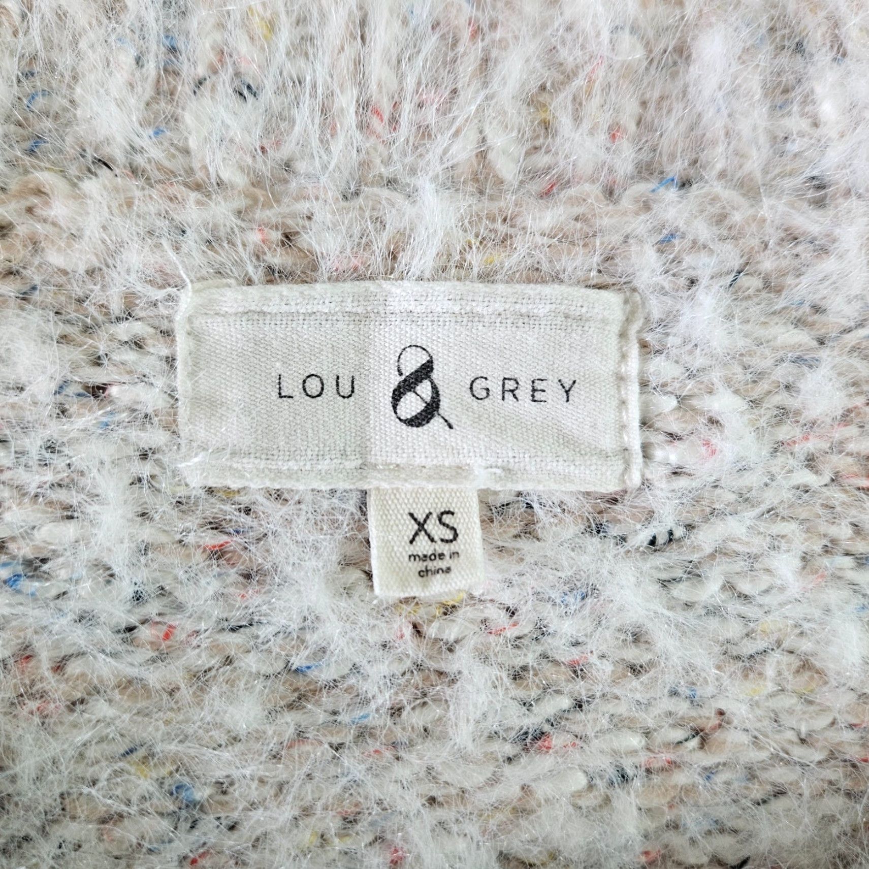 Lou & Grey Lou & Grey Sweater Womens Pullover XS Multicolor Long Sleeve Eyelash Size XS / US 0-2 / IT 36-38 - 5 Thumbnail