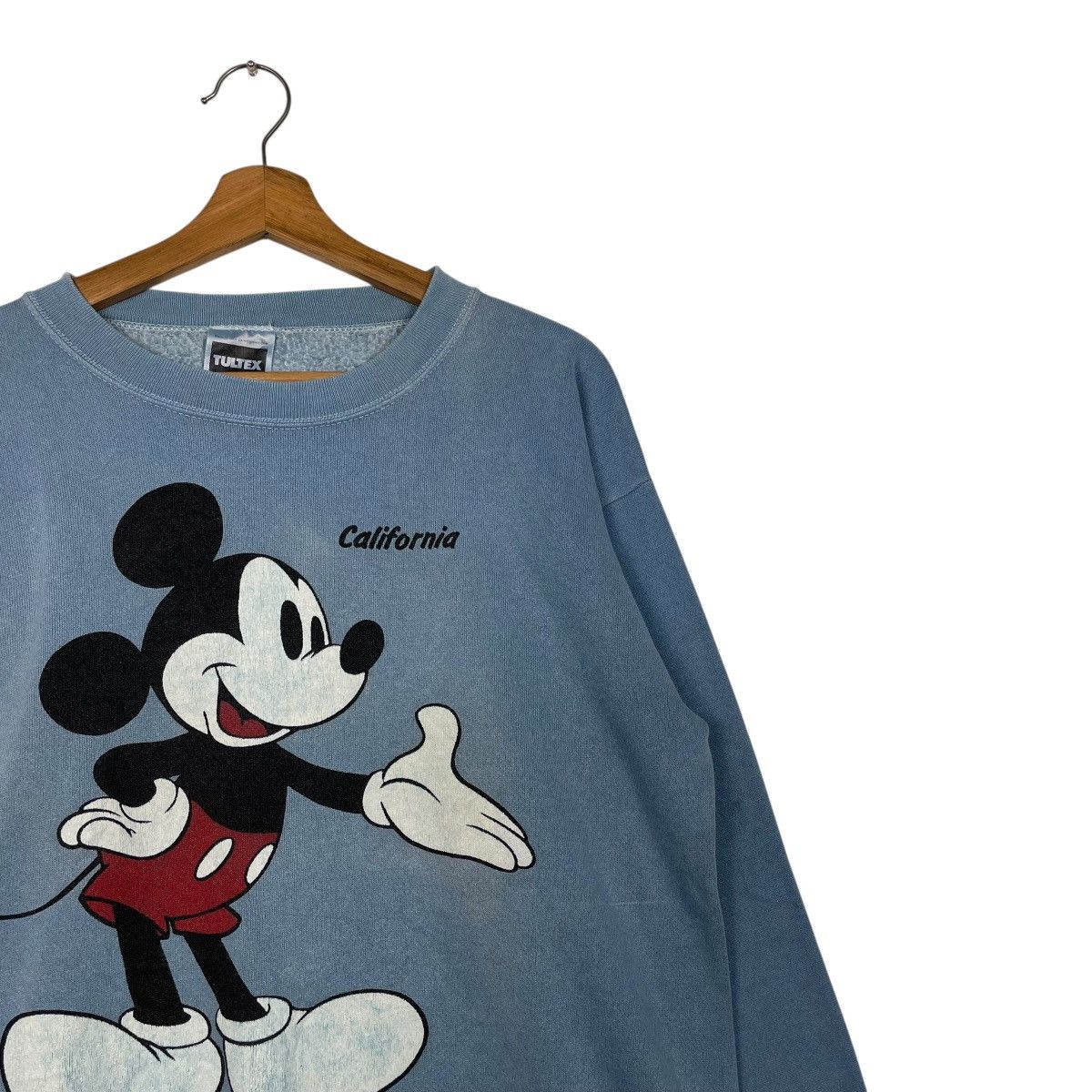 Tultex Vintage 90s Mickey Mouse Sweatshirt Size US L / EU 52-54 / 3 - 5 Thumbnail