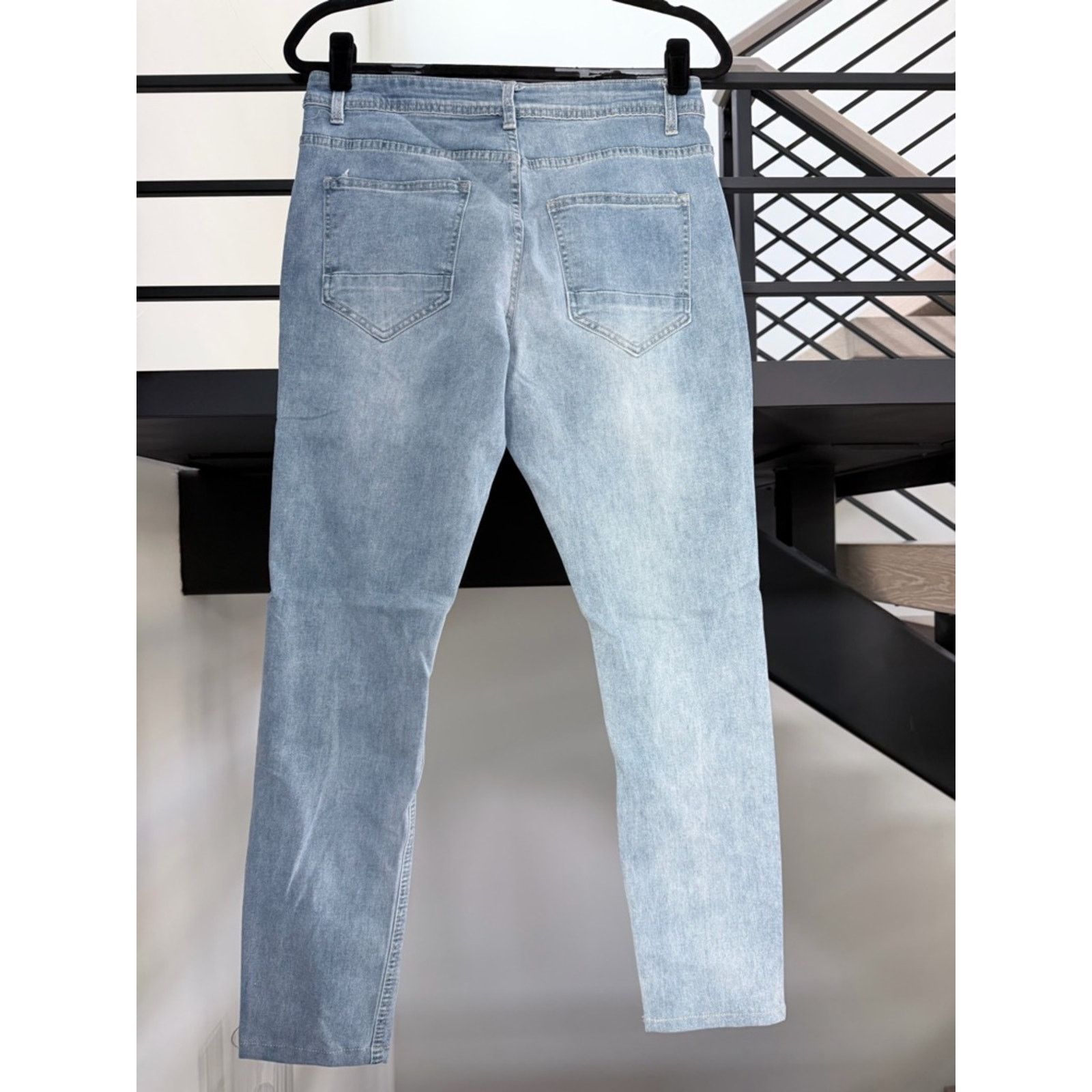 Other Light Blue Distressed Men’s Skinny Jeans size 30 Size US 30 / EU 46 - 2 Thumbnail