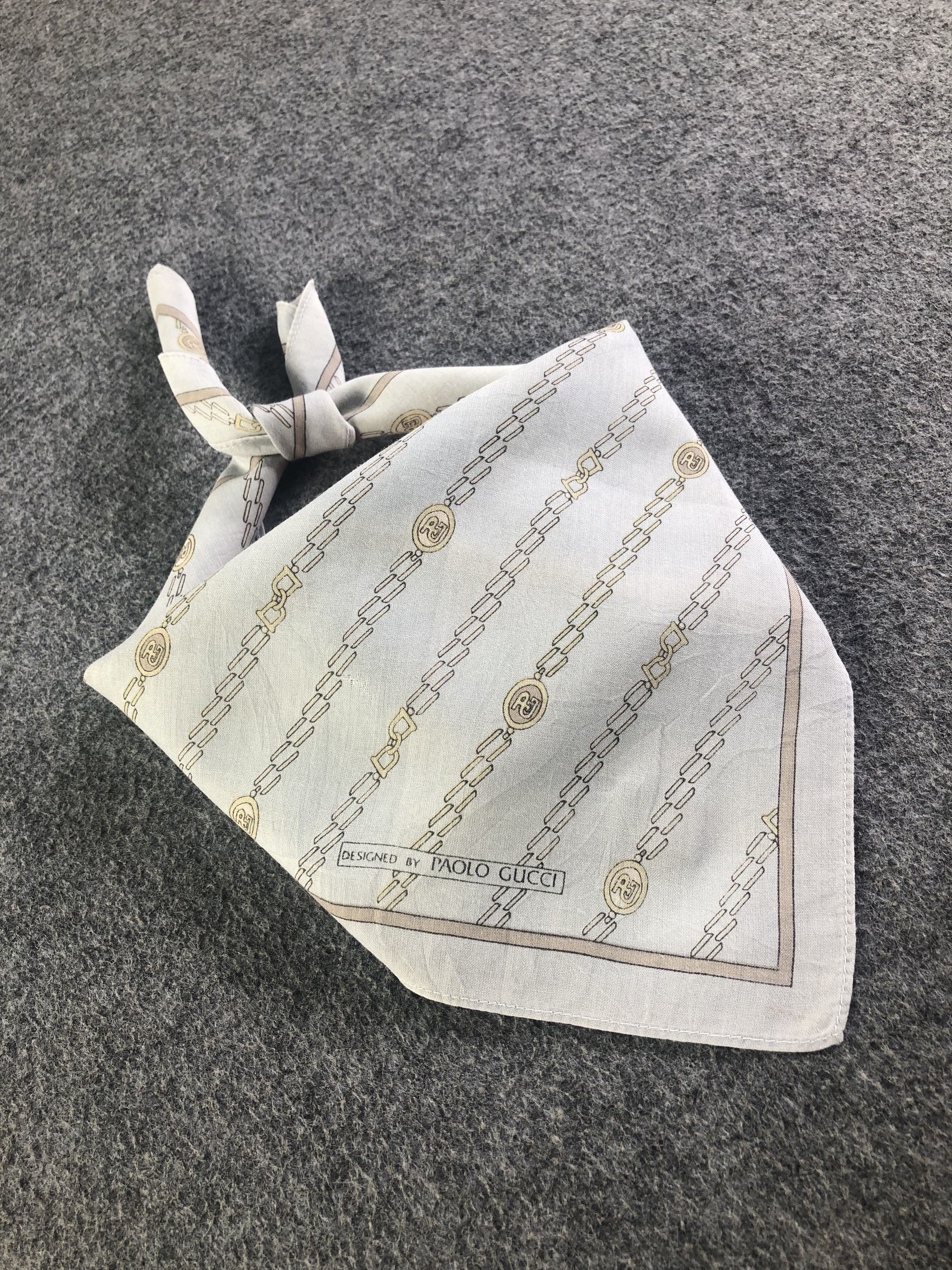 Paolo Gucci Paolo Gucci Handkerchief / Bandana / Neckerchief C481 Size ONE SIZE - 2 Thumbnail