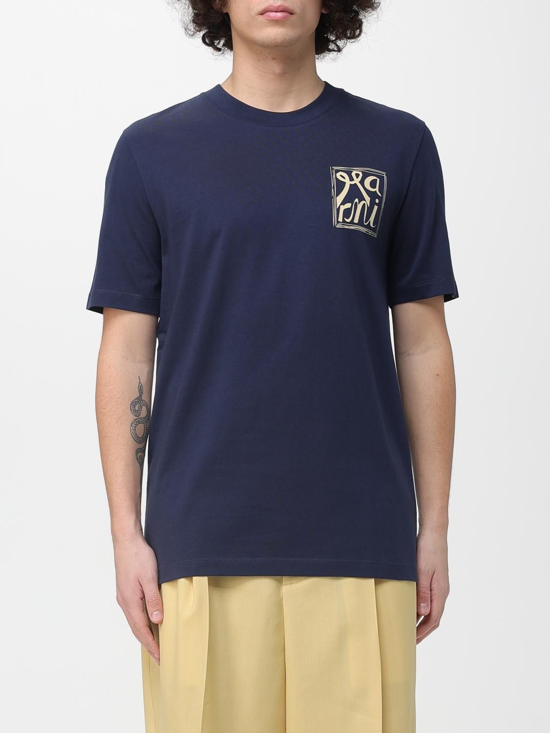 Marni T-Shirt Men Blue